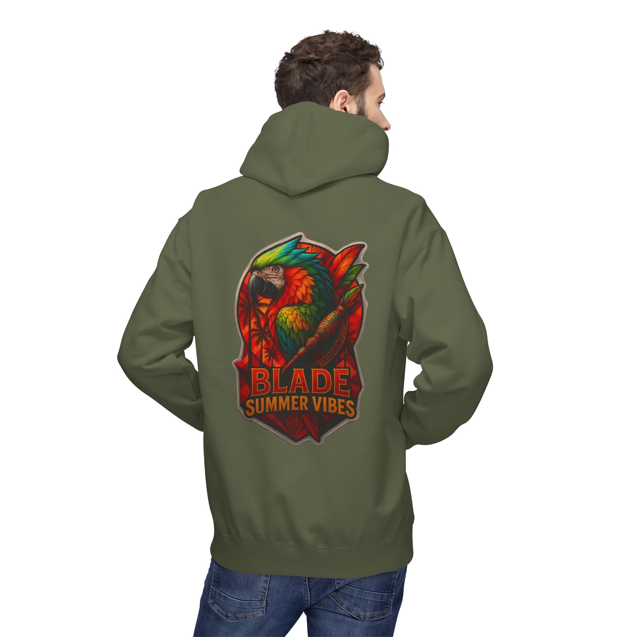 Aztec Parrot Hoodie