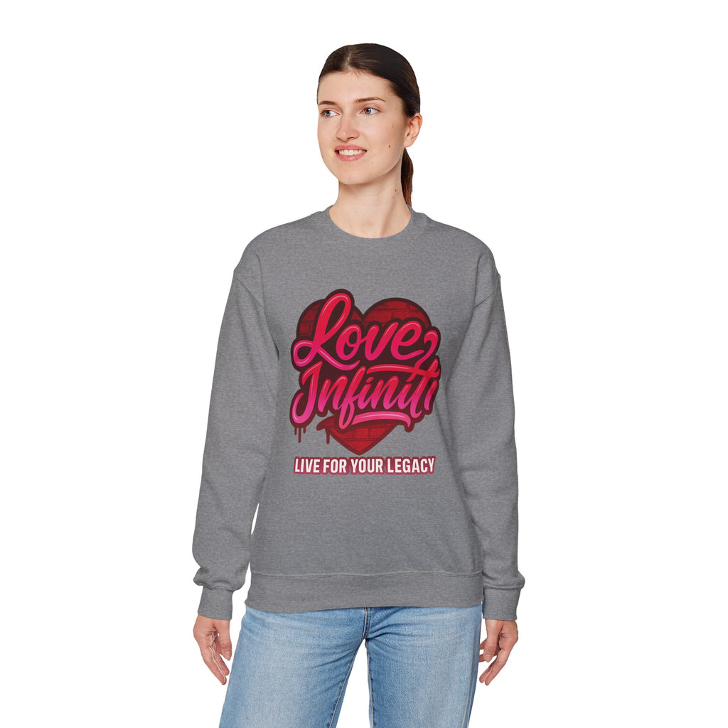 Love, Infiniti Street Vibes Unisex Crewneck Sweater