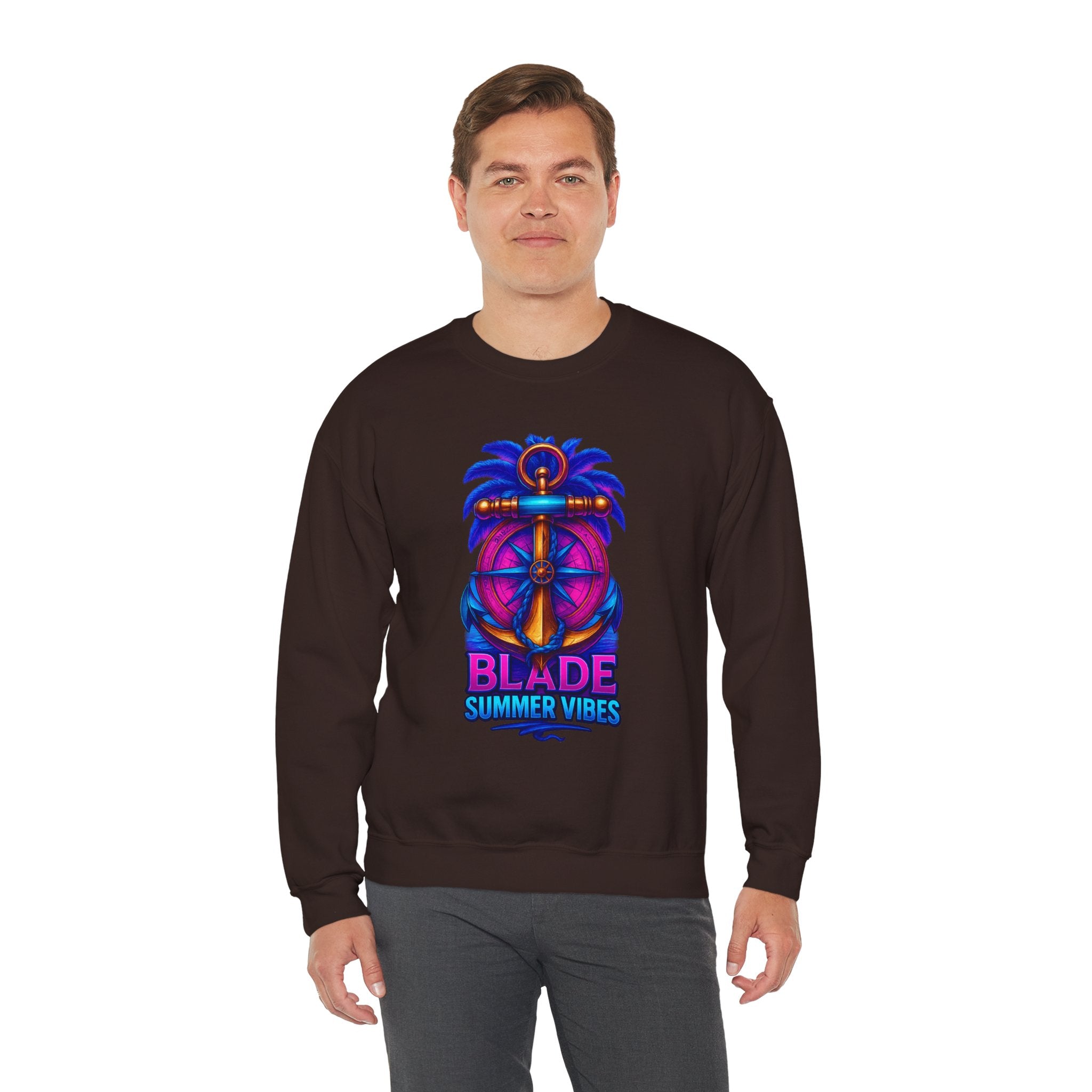 Anchor Compass Unisex Crewneck Sweater