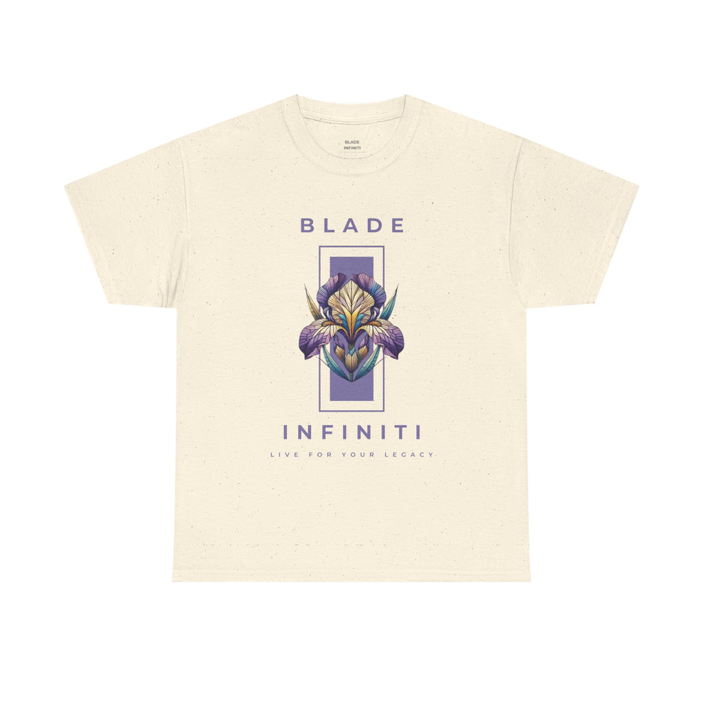 Essence of Infiniti Purple/Teal/Yellow Floral T-Shirt