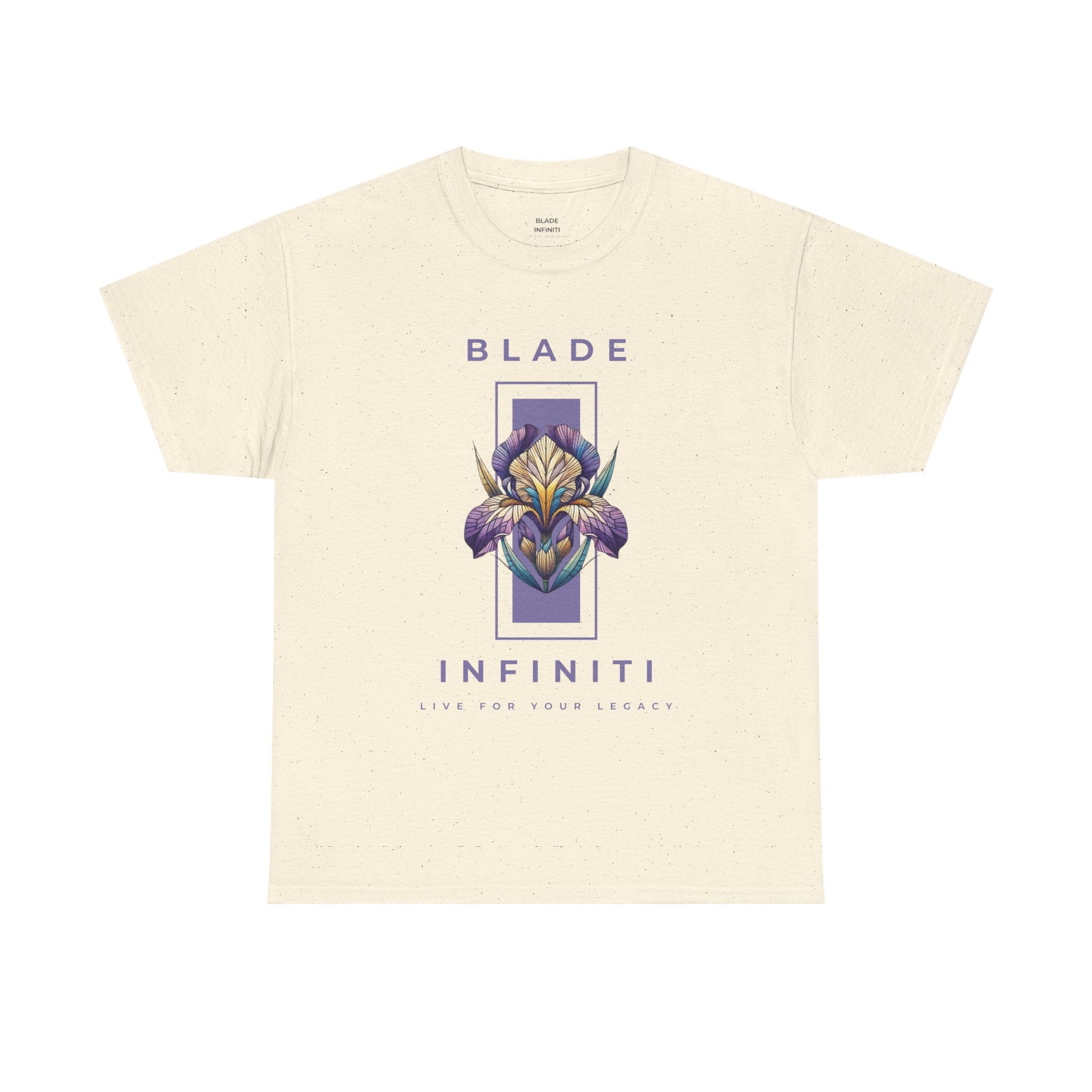 Essence of Infiniti Purple/Teal/Yellow Floral T-Shirt