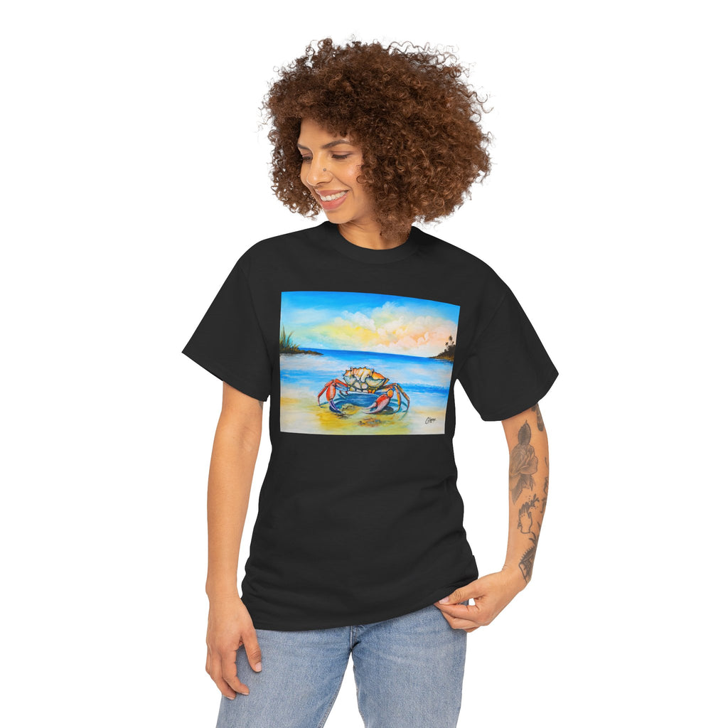 Coastal Crab Beach Sunset T-Shirt