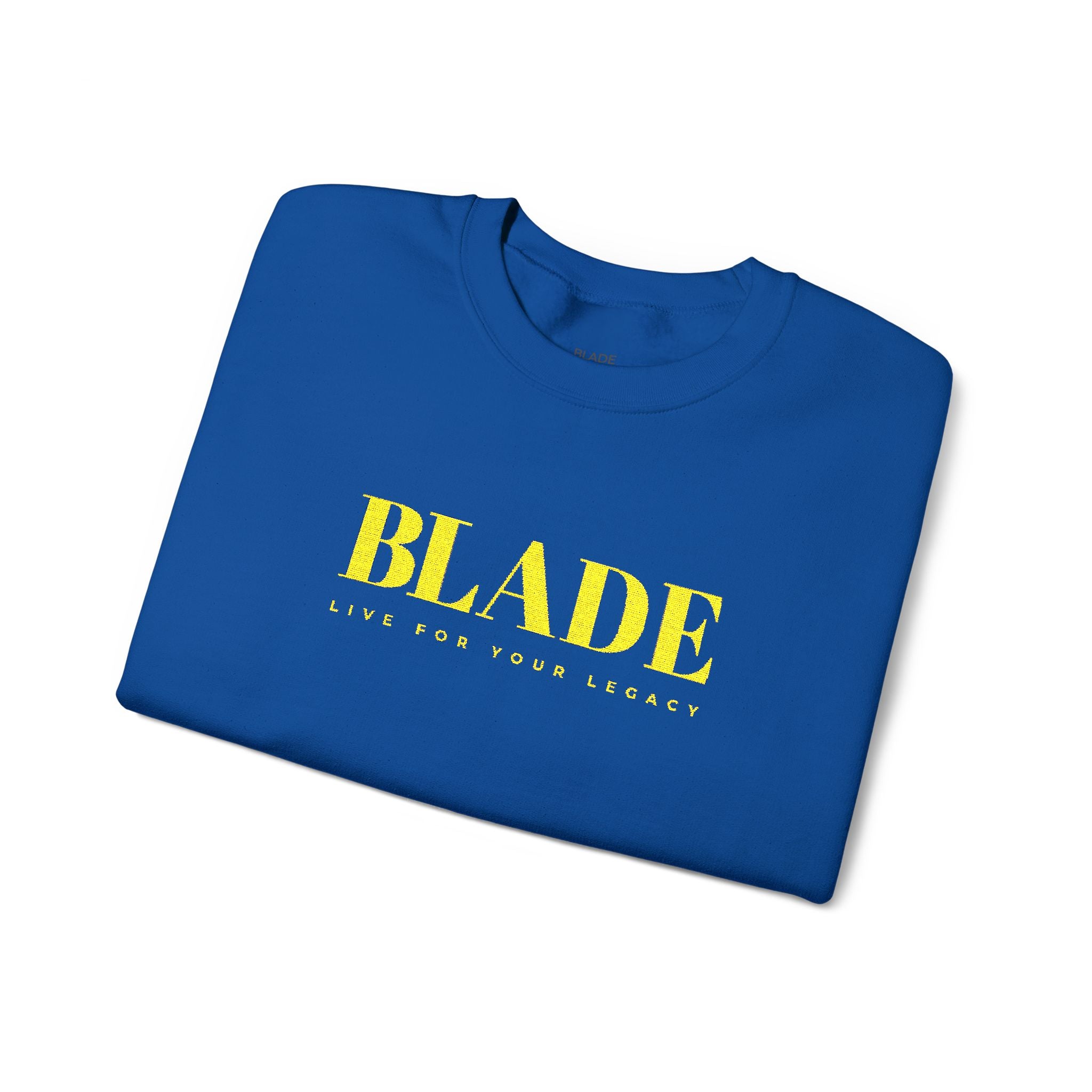 Embroidered Blade Legacy Crewneck Sweater