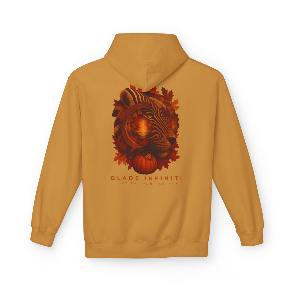 Safari Bloom Tiger Fall Hoodie