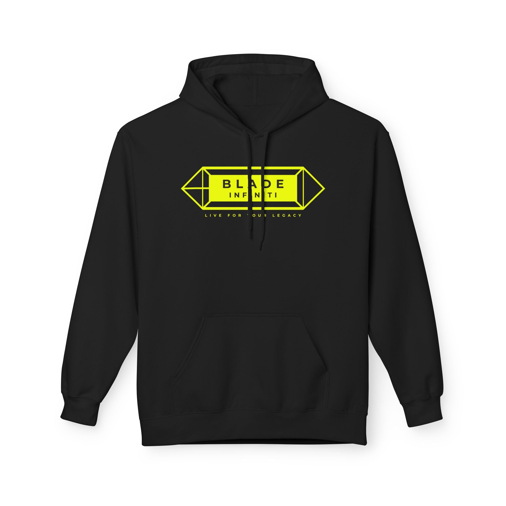 Geometric Infiniti Neon Green Hoodie