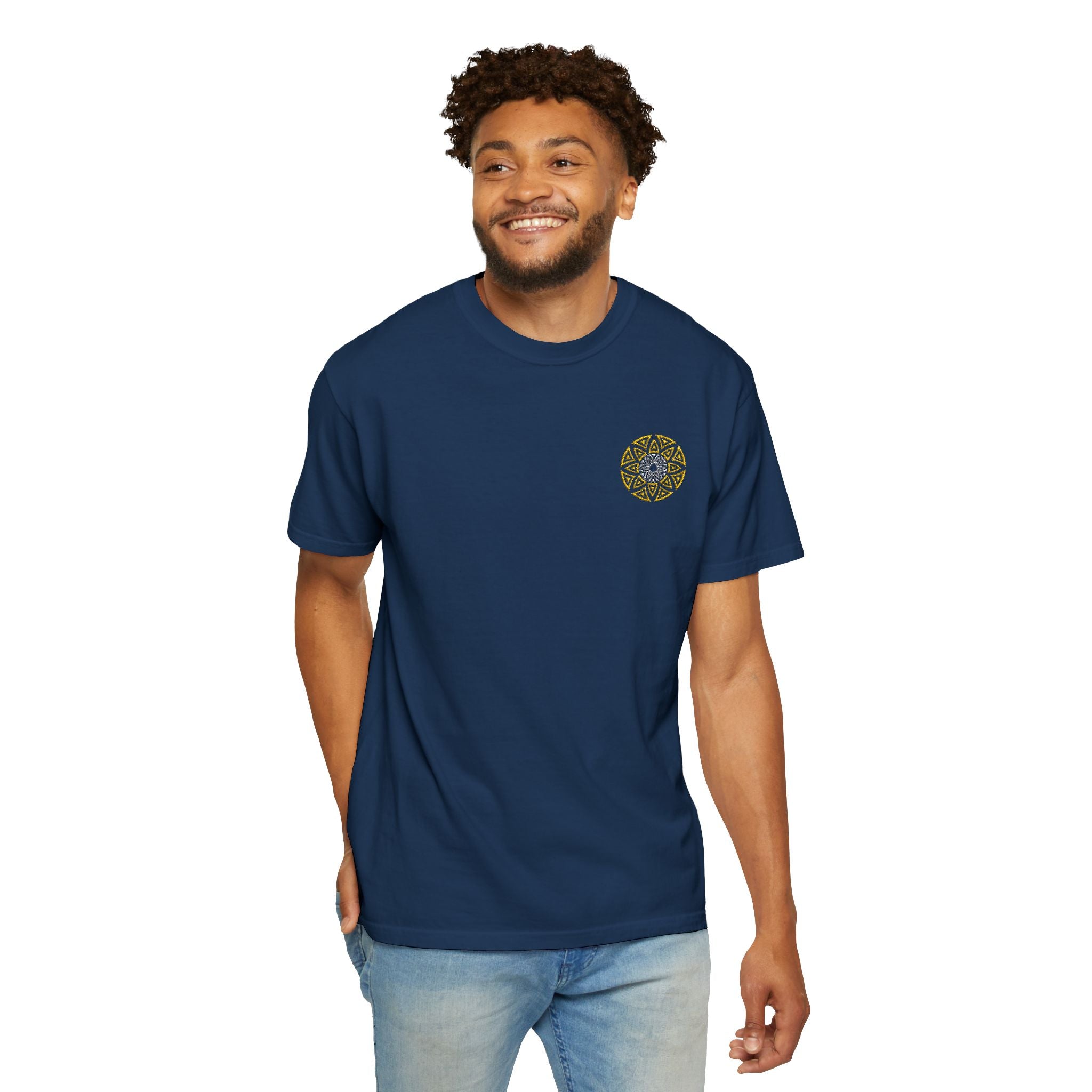 Ethereal Azteca Embroidered Logo T-Shirt