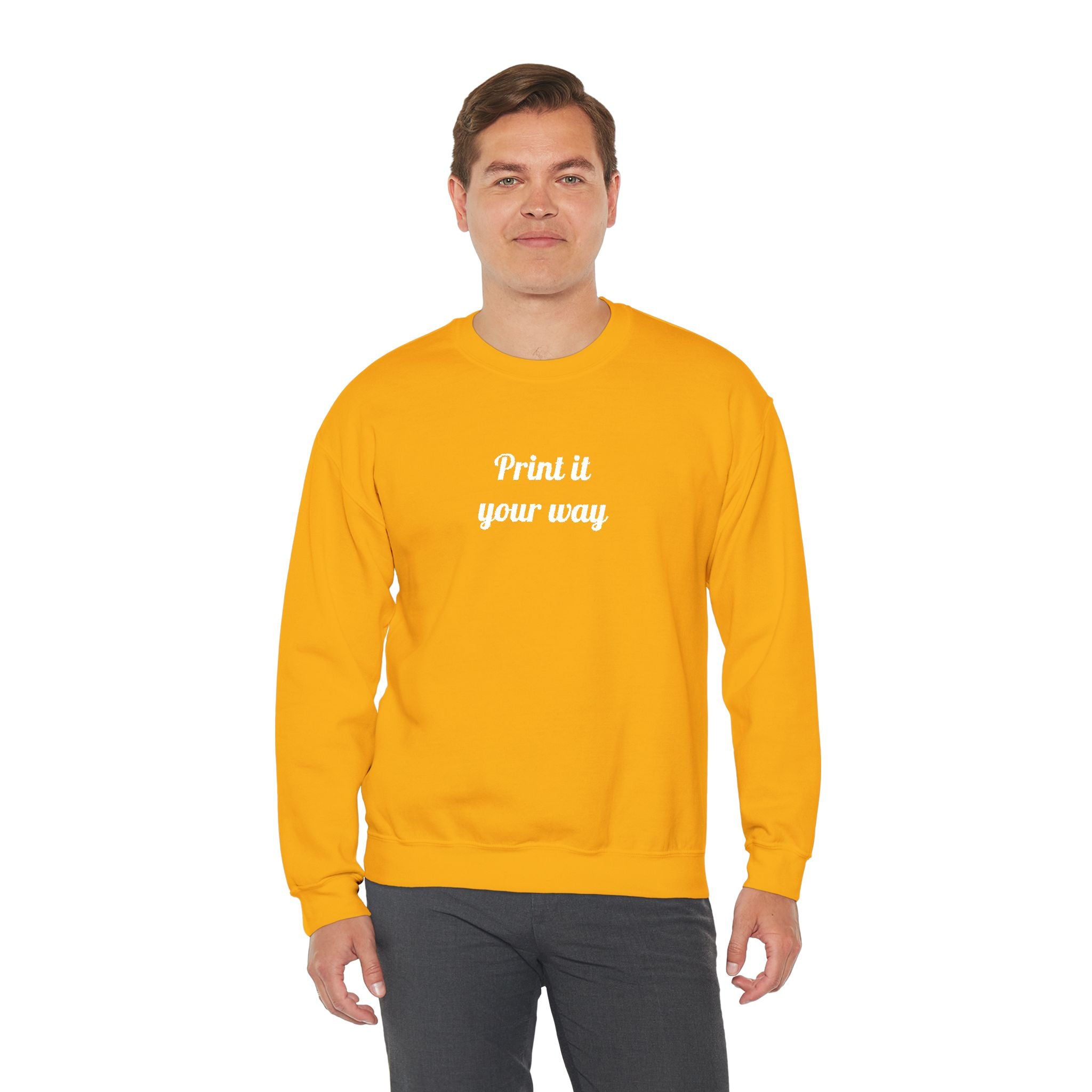 Embroidery Personalization - Unisex Crewneck Sweater (Make It Yours)