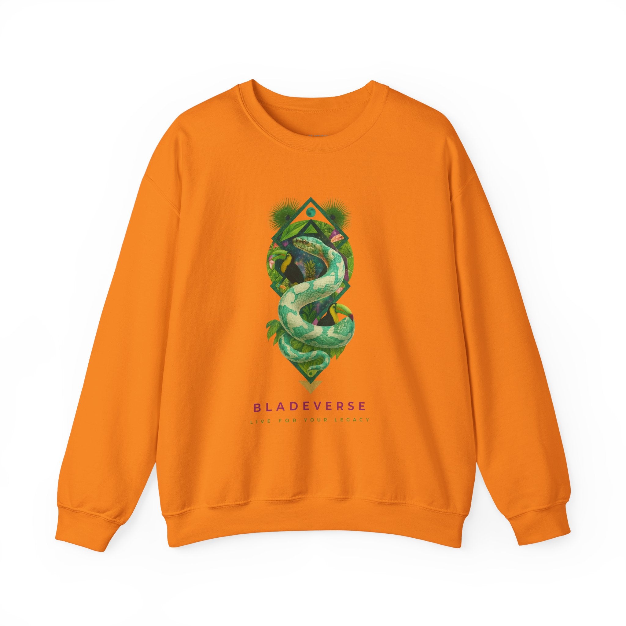 Galactic Snake Unisex Crewneck Sweater