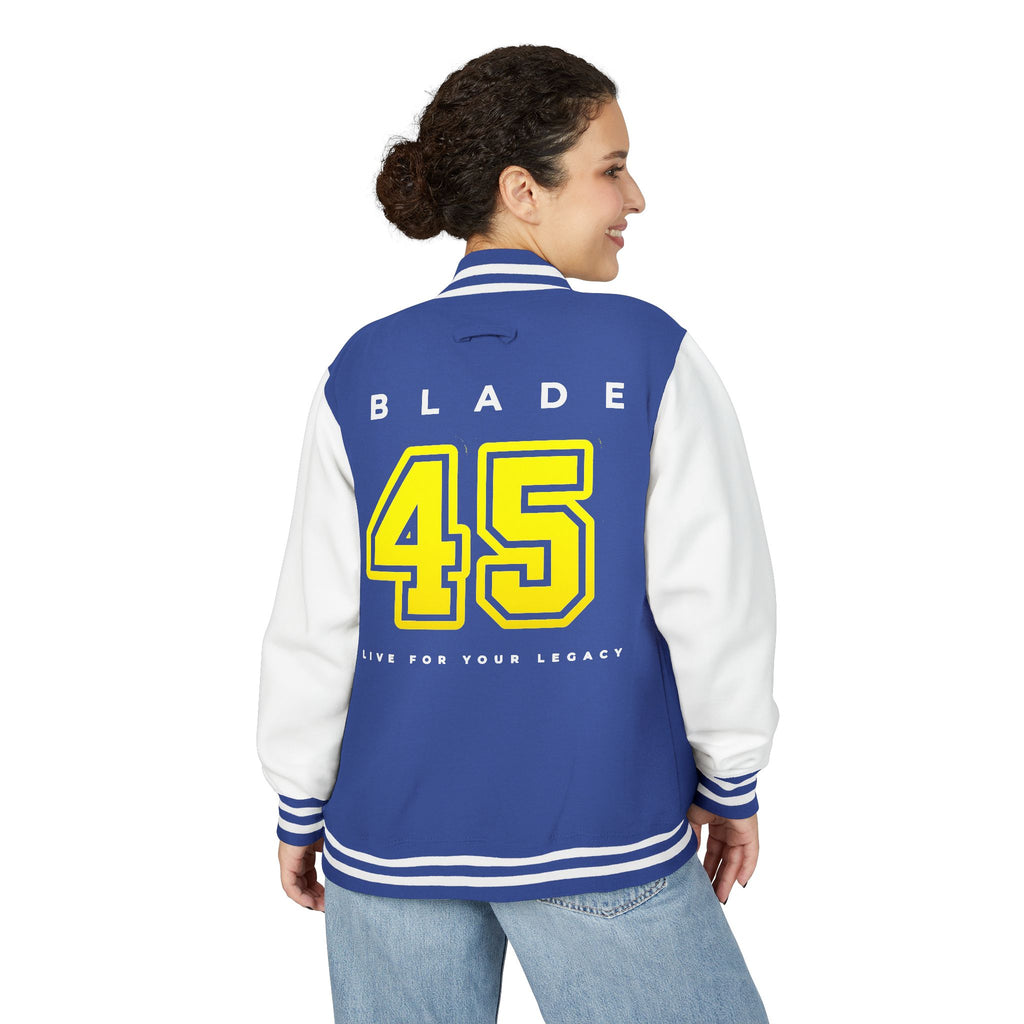 Blade 45 Golden Yellow/White Letterman Jacket