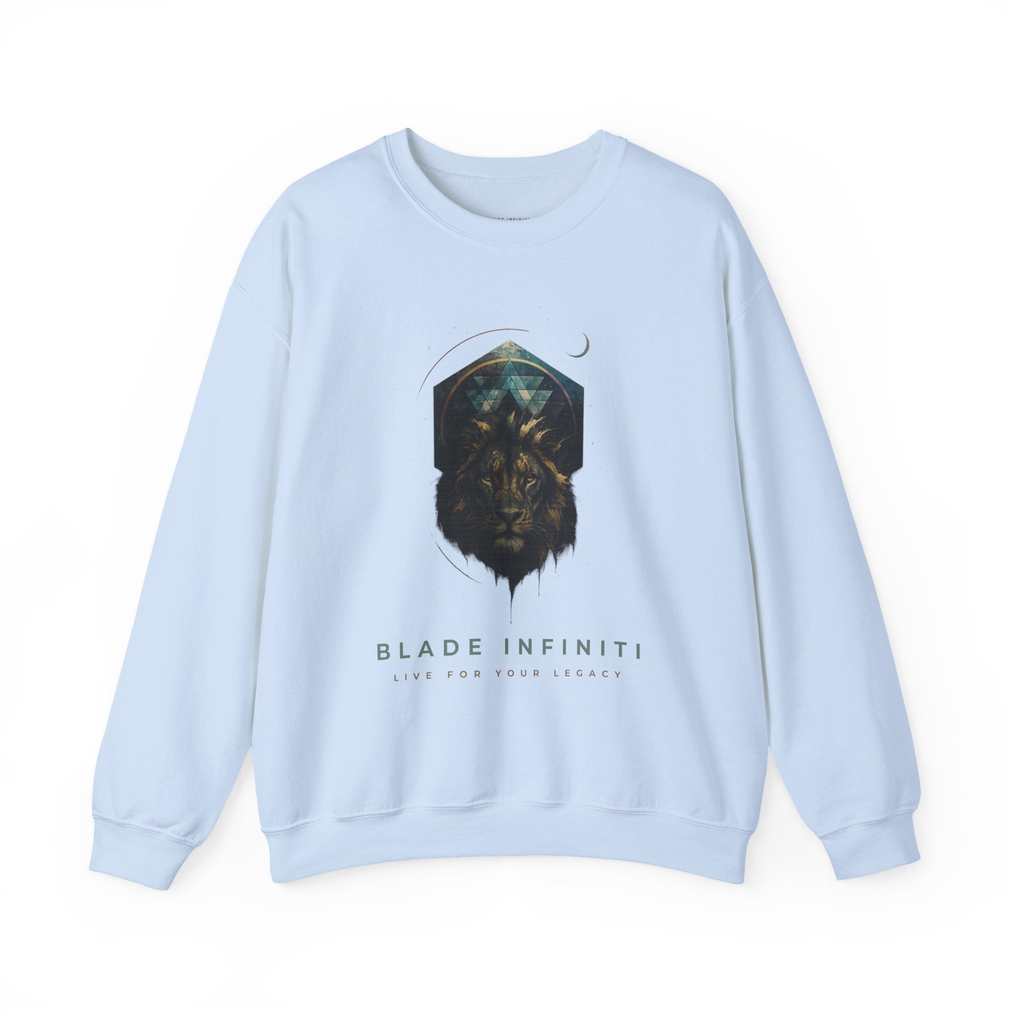 Galactic Lion Unisex Crewneck Sweater