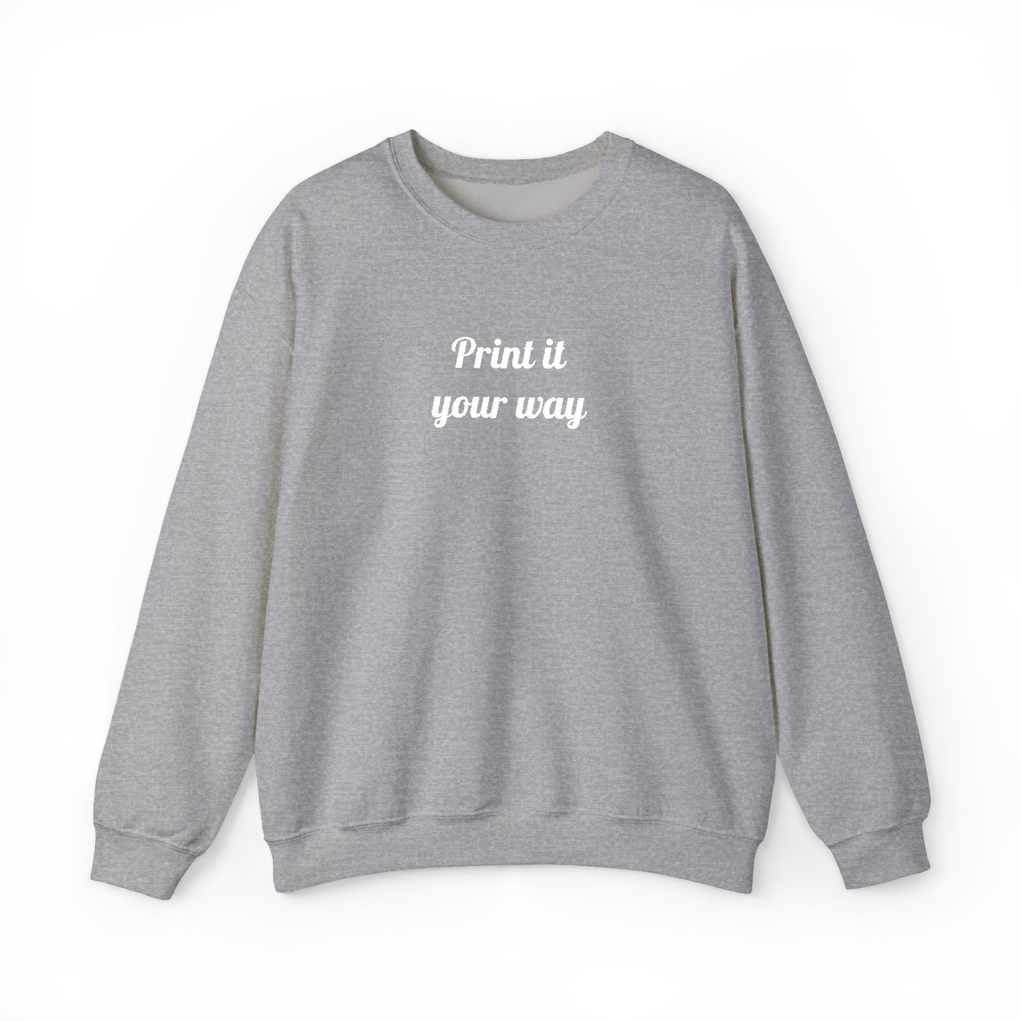 Embroidery Personalization - Unisex Crewneck Sweater (Make It Yours)