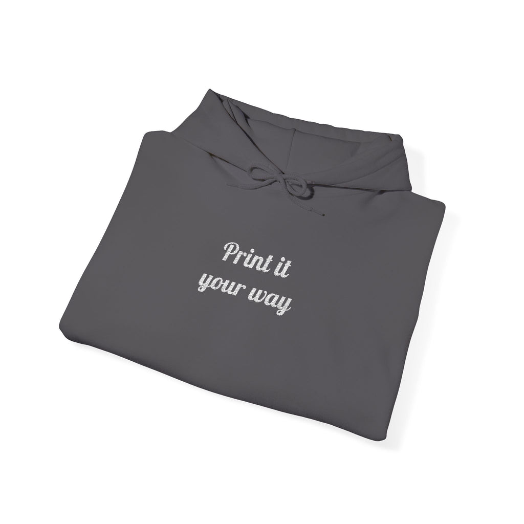 Custom Embroidered Unisex Hoodie – Ethically Sourced Cotton Blend