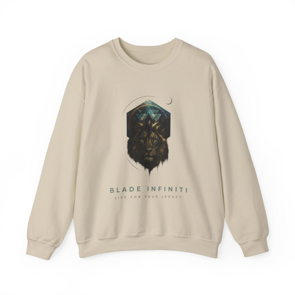 Galactic Lion Unisex Crewneck Sweater