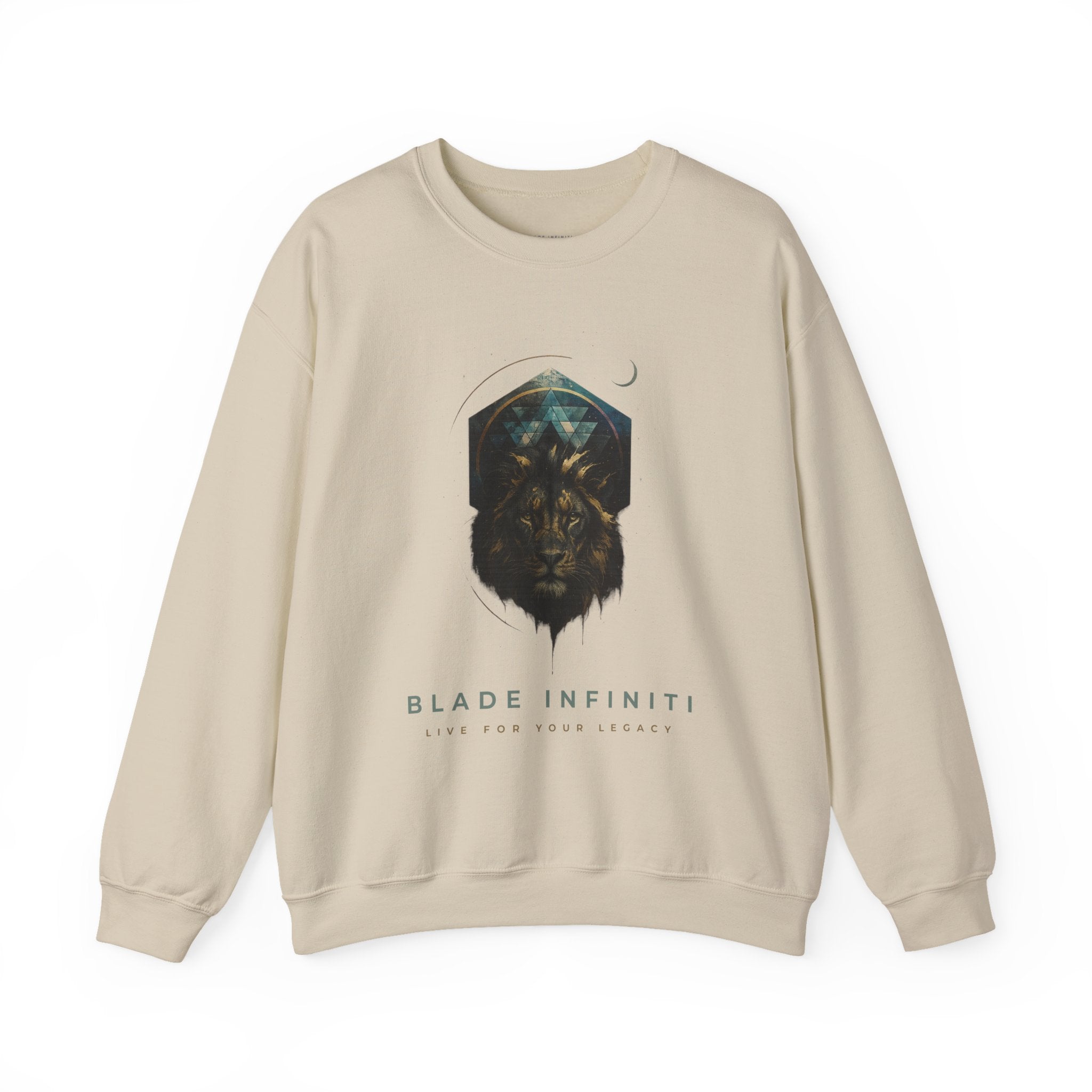 Galactic Lion Unisex Crewneck Sweater