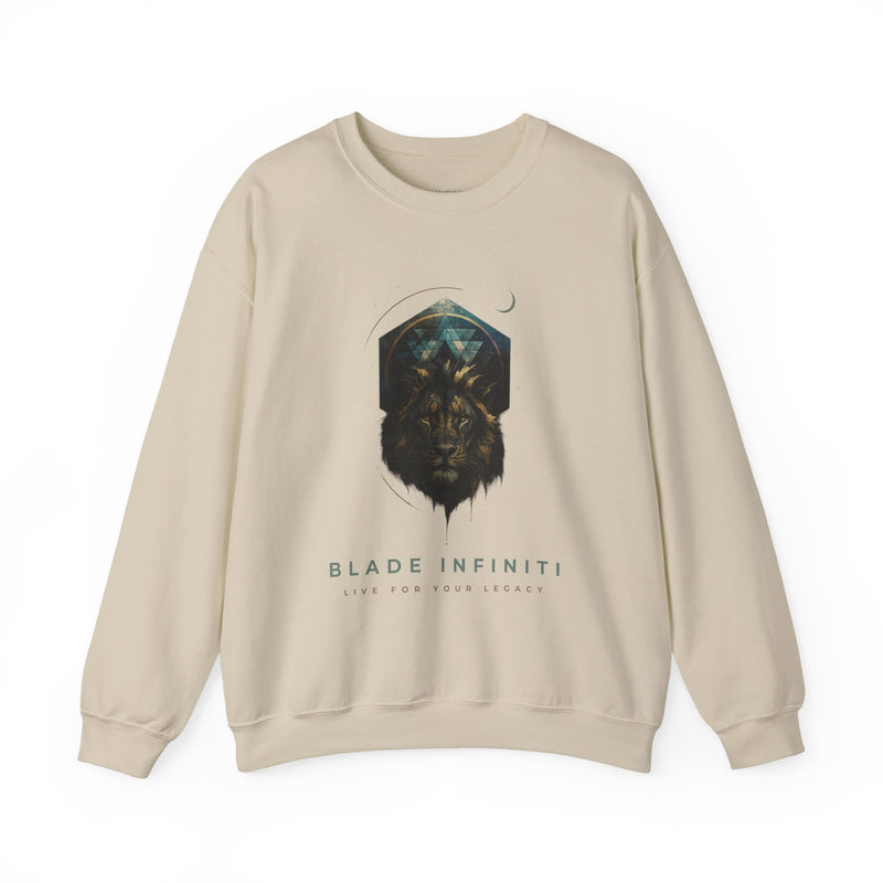Galactic Lion Unisex Crewneck Sweater