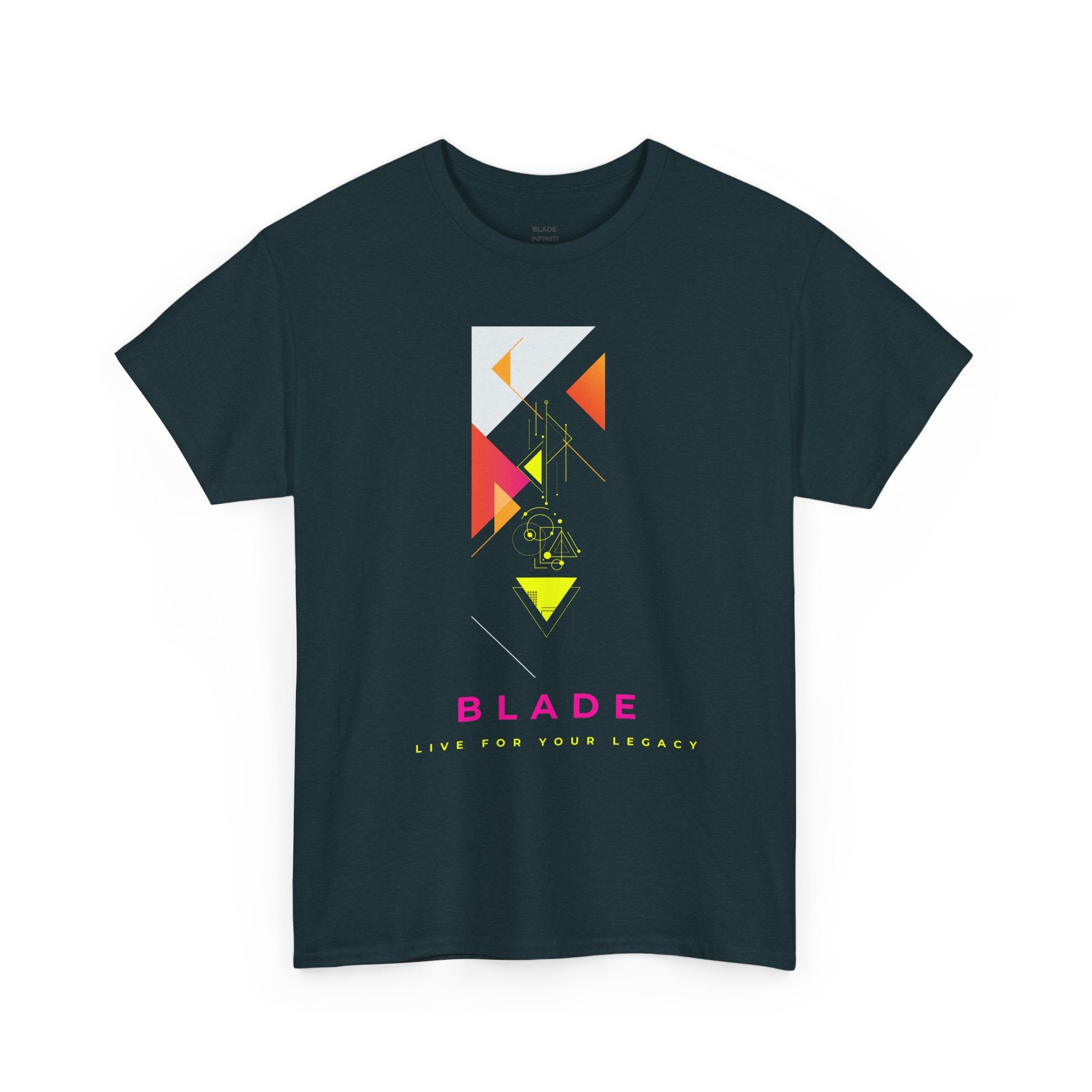 Geometric Odyssey Pink/Green Neon Multi T-Shirt