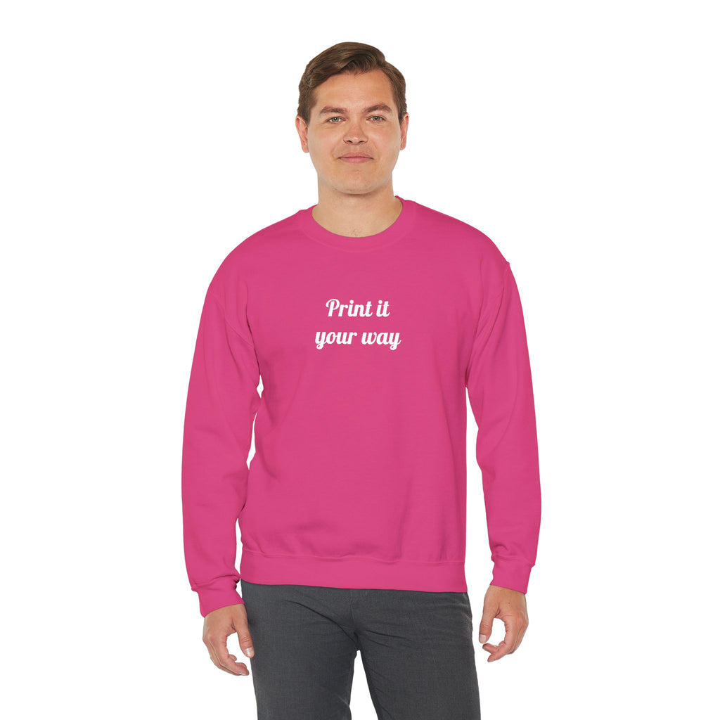 Embroidery Personalization - Unisex Crewneck Sweater (Make It Yours)