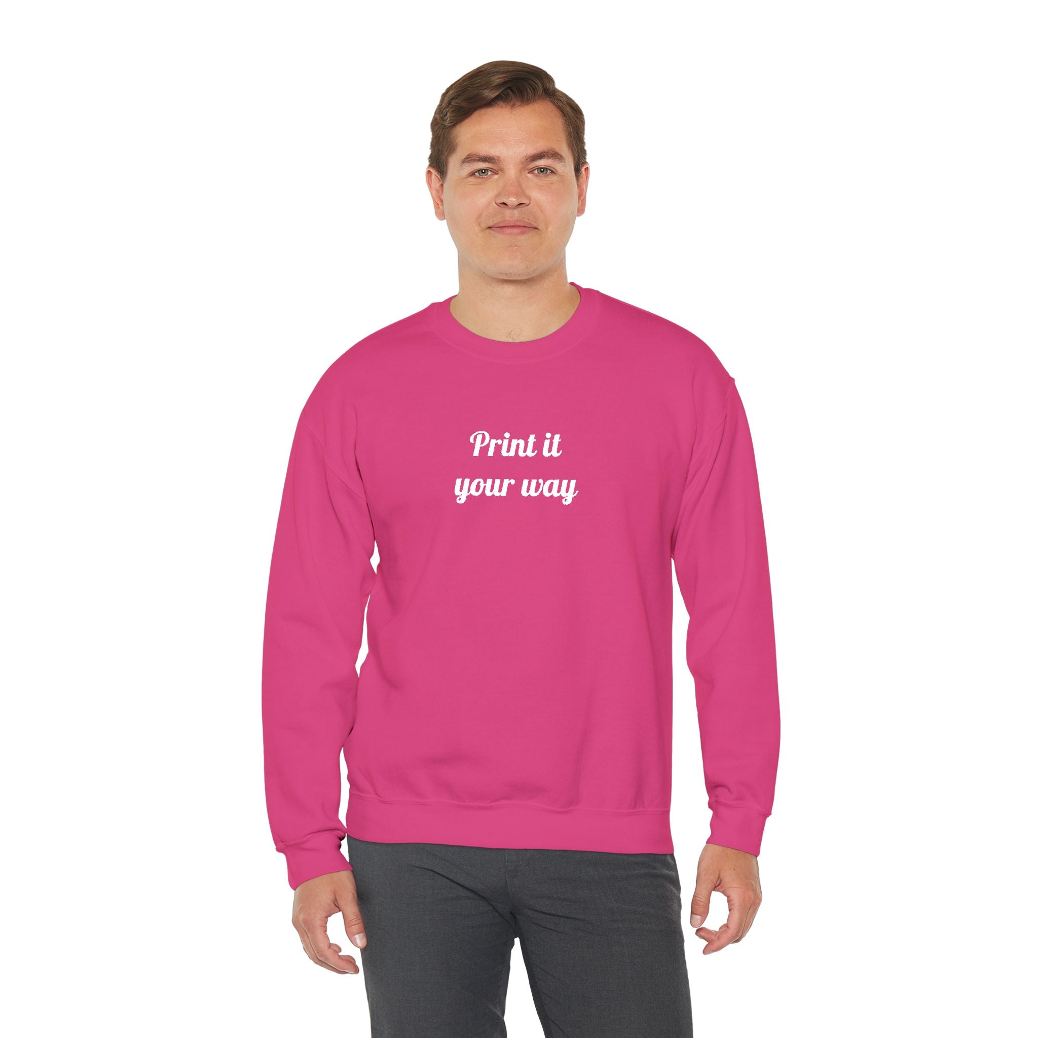 Embroidery Personalization - Unisex Crewneck Sweater (Make It Yours)