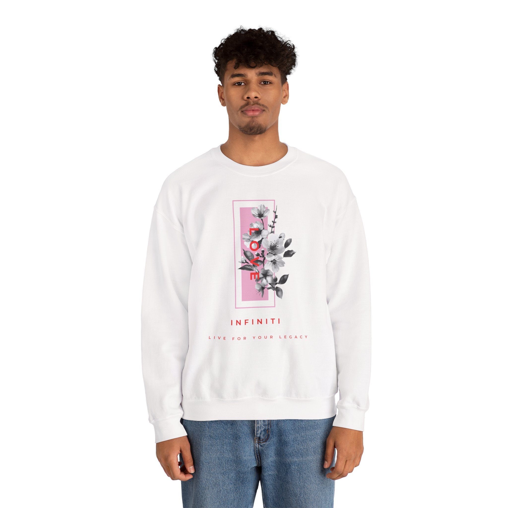 Bloom Bae Red Floral Love, Infiniti Sweater