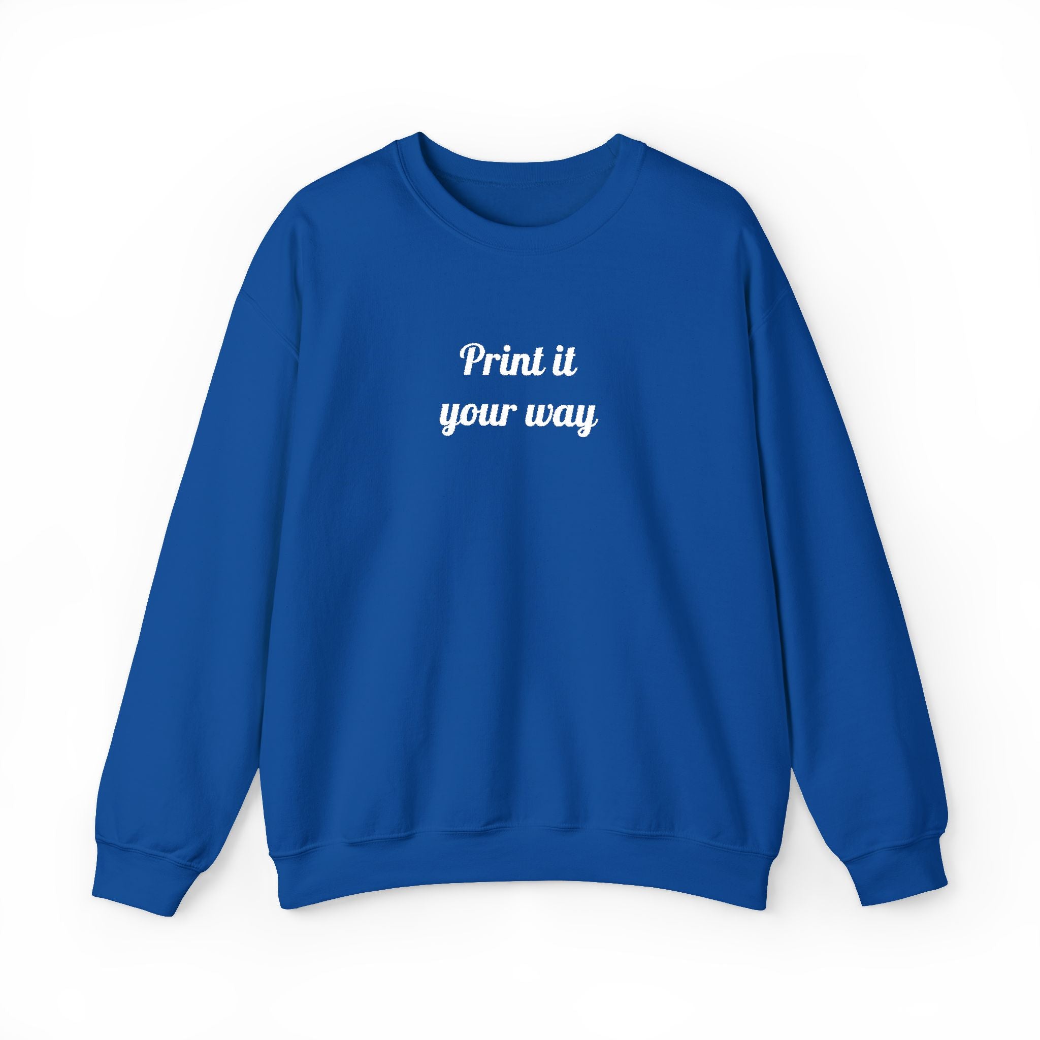 Embroidery Personalization - Unisex Crewneck Sweater (Make It Yours)