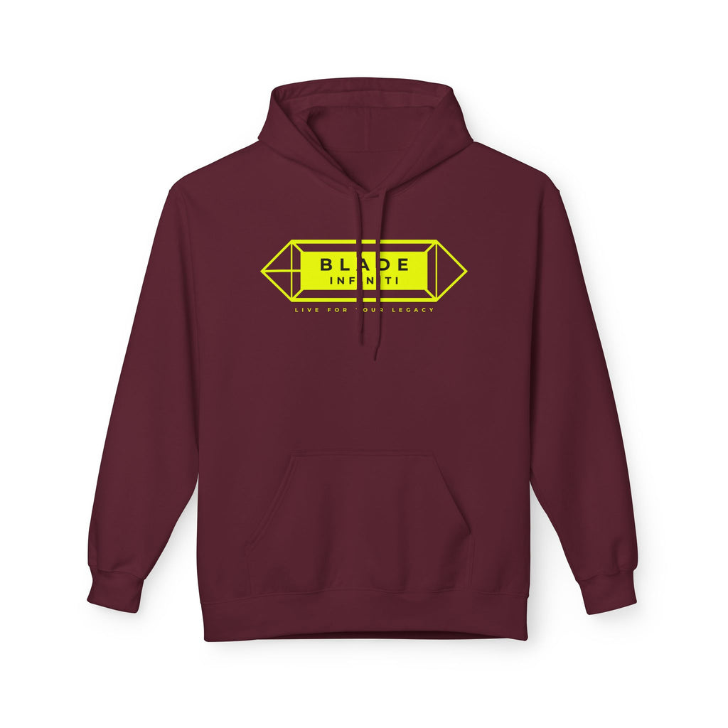 Geometric Infiniti Neon Green Hoodie