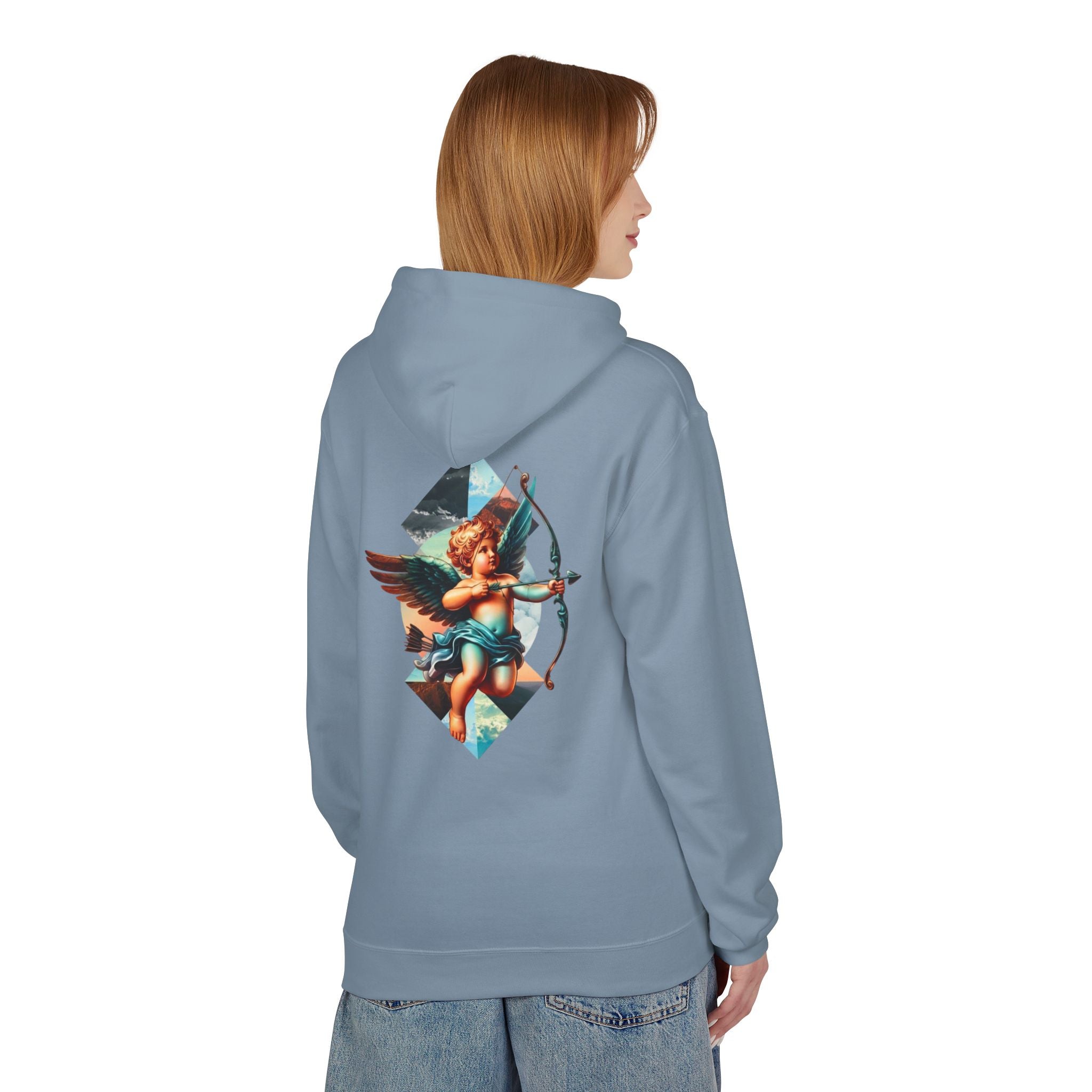Cupid's Bow Blue + Arrow - Love, Infiniti Hoodie