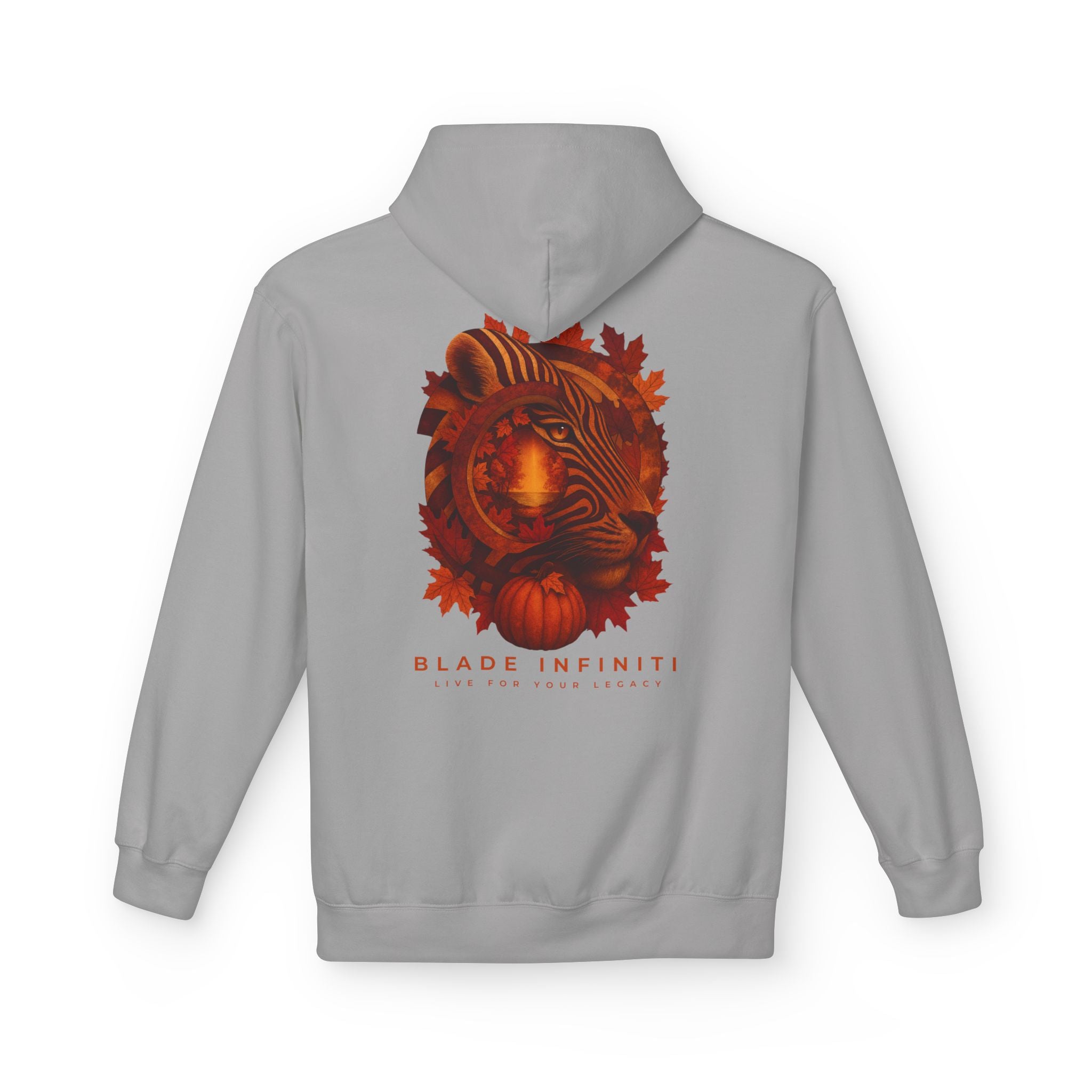Safari Bloom Tiger Fall Hoodie