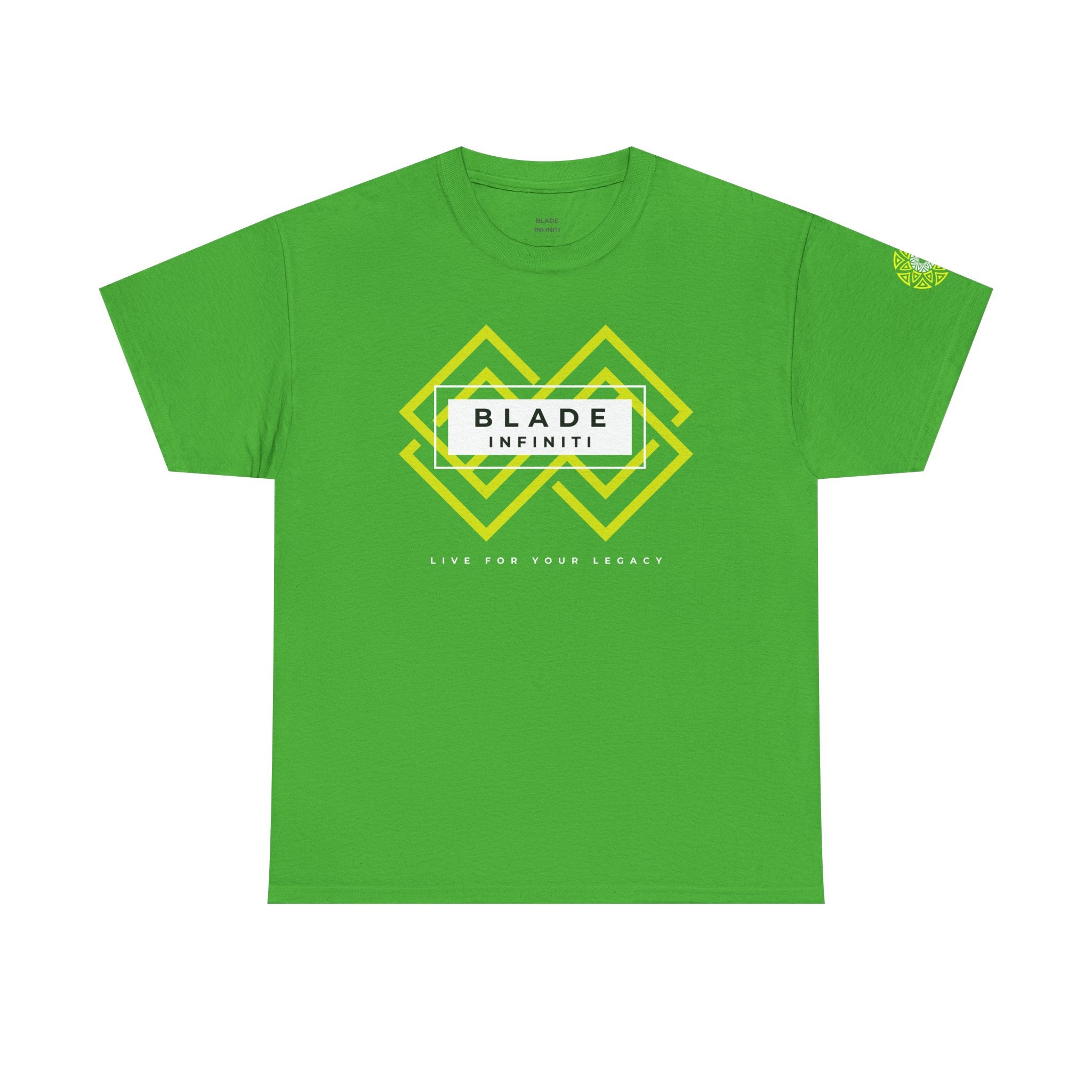 Geometric Odyssey Version 4 Neon Green T-Shirt