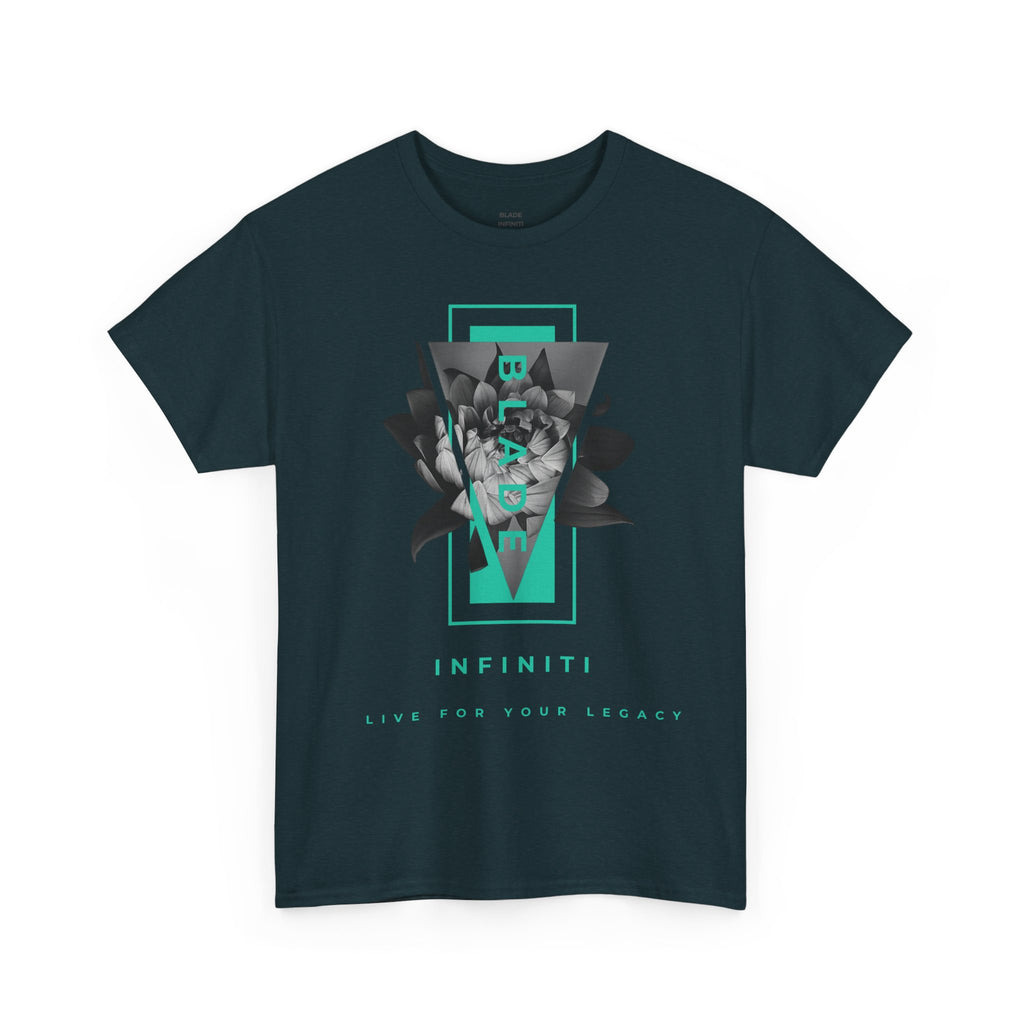 Flora Essence Aqua Teal TX Floral T-Shirt