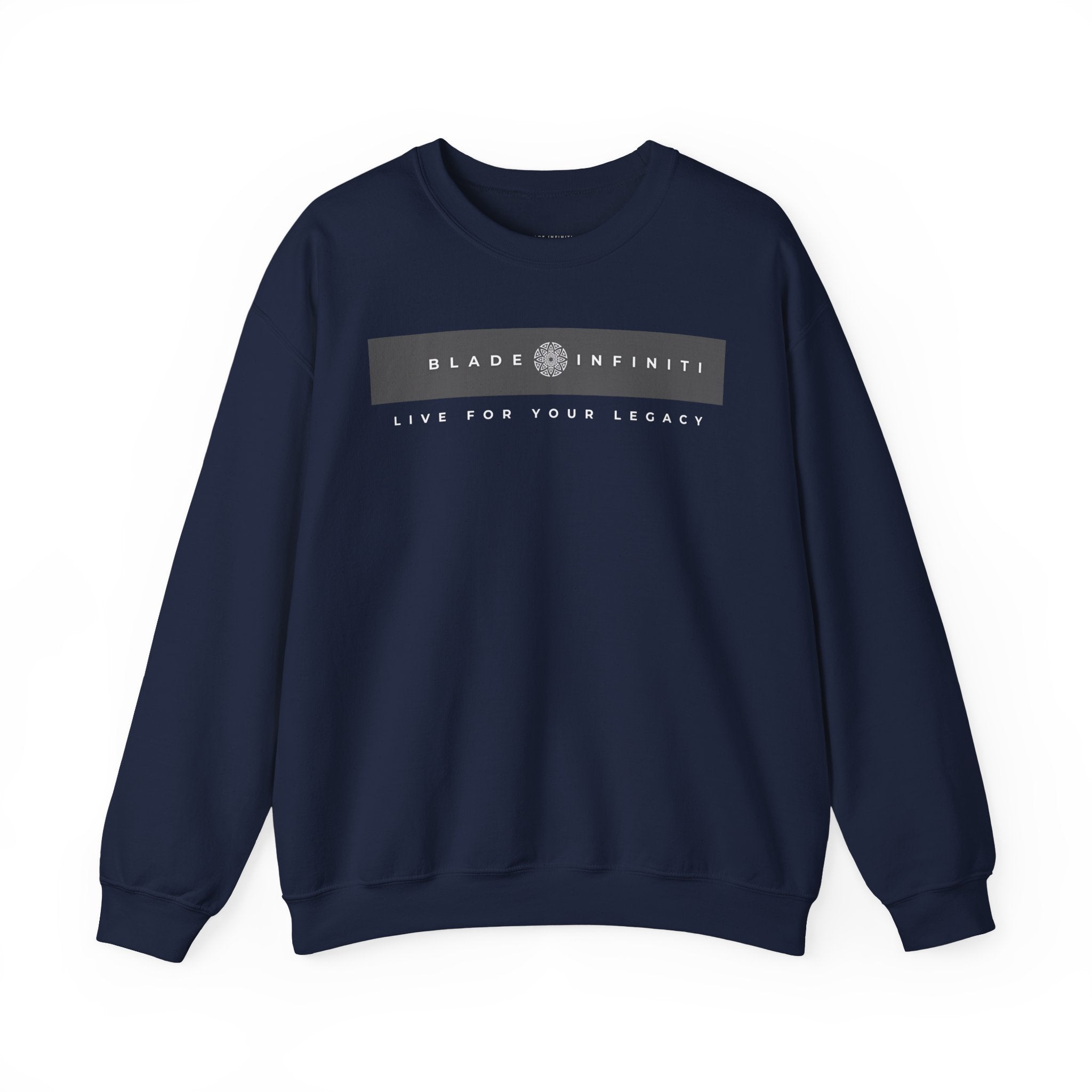 Ethereal Logo V4 Minimalistic Unisex Crewneck Sweater