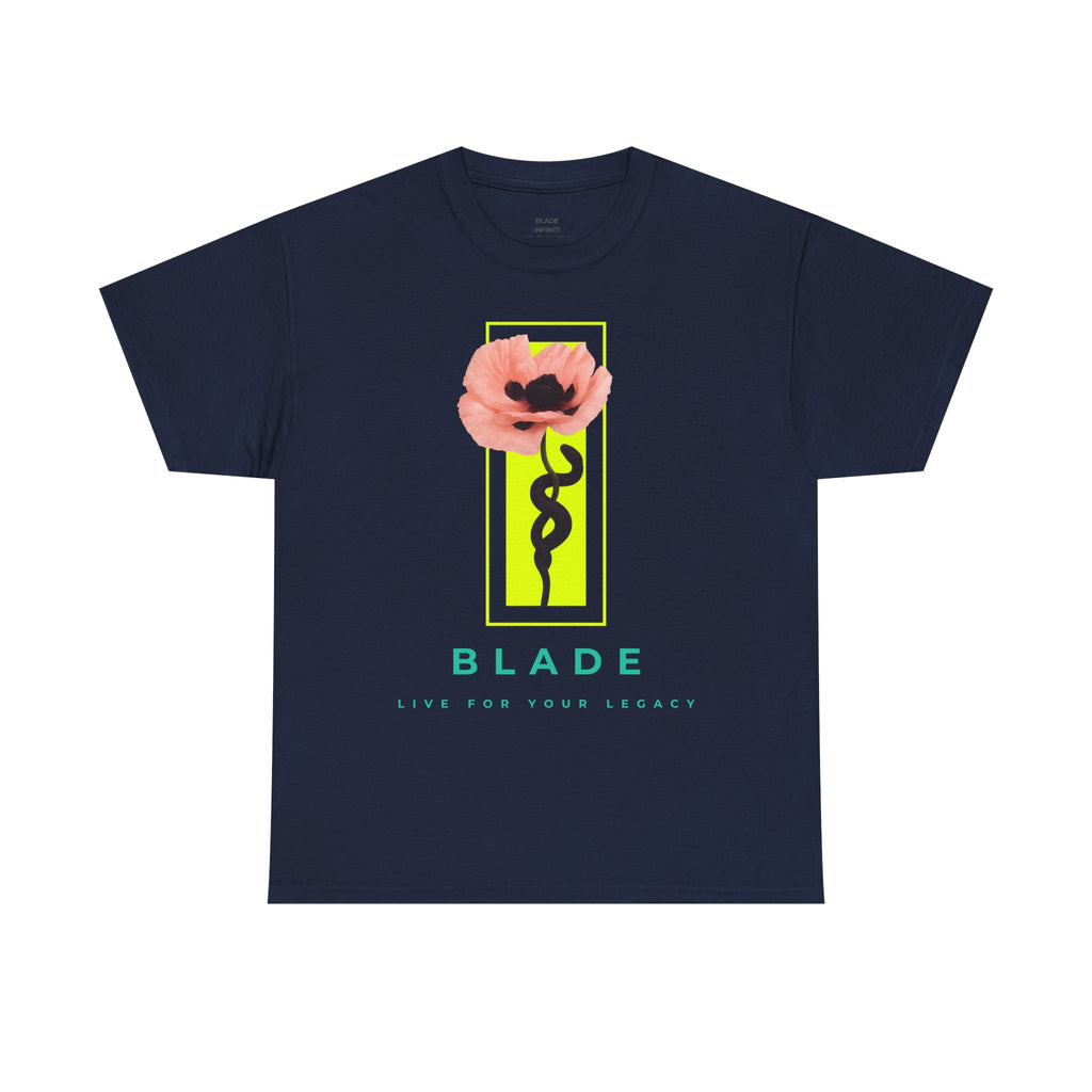 Venom Blossom Pink/Indigo/Neon Green Floral T-Shirt