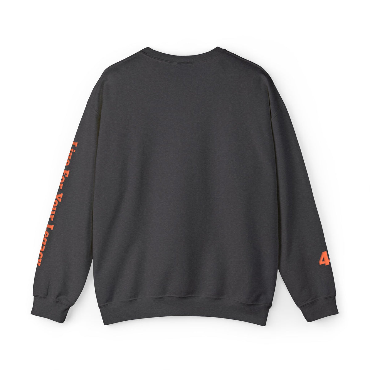 Blade Legacy Puff Stencil Orange Crewneck Sweater