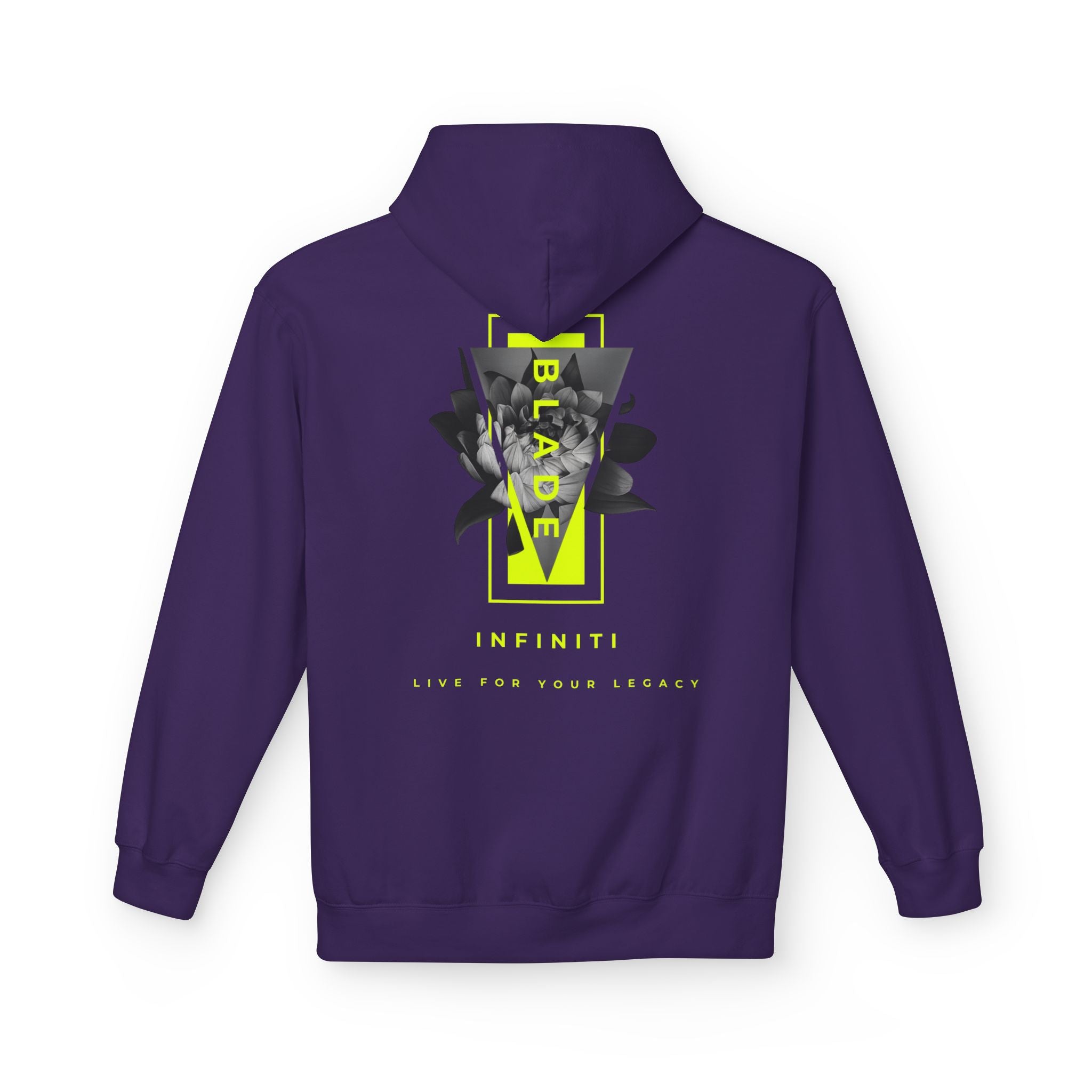 Flora Essence Neon Green Version 2 TX Floral Hoodie