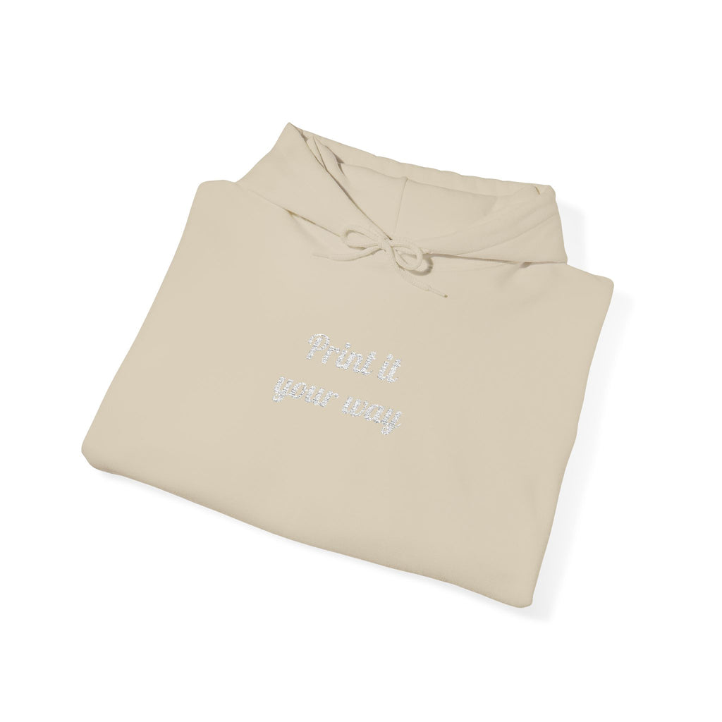 Custom Embroidered Unisex Hoodie – Ethically Sourced Cotton Blend