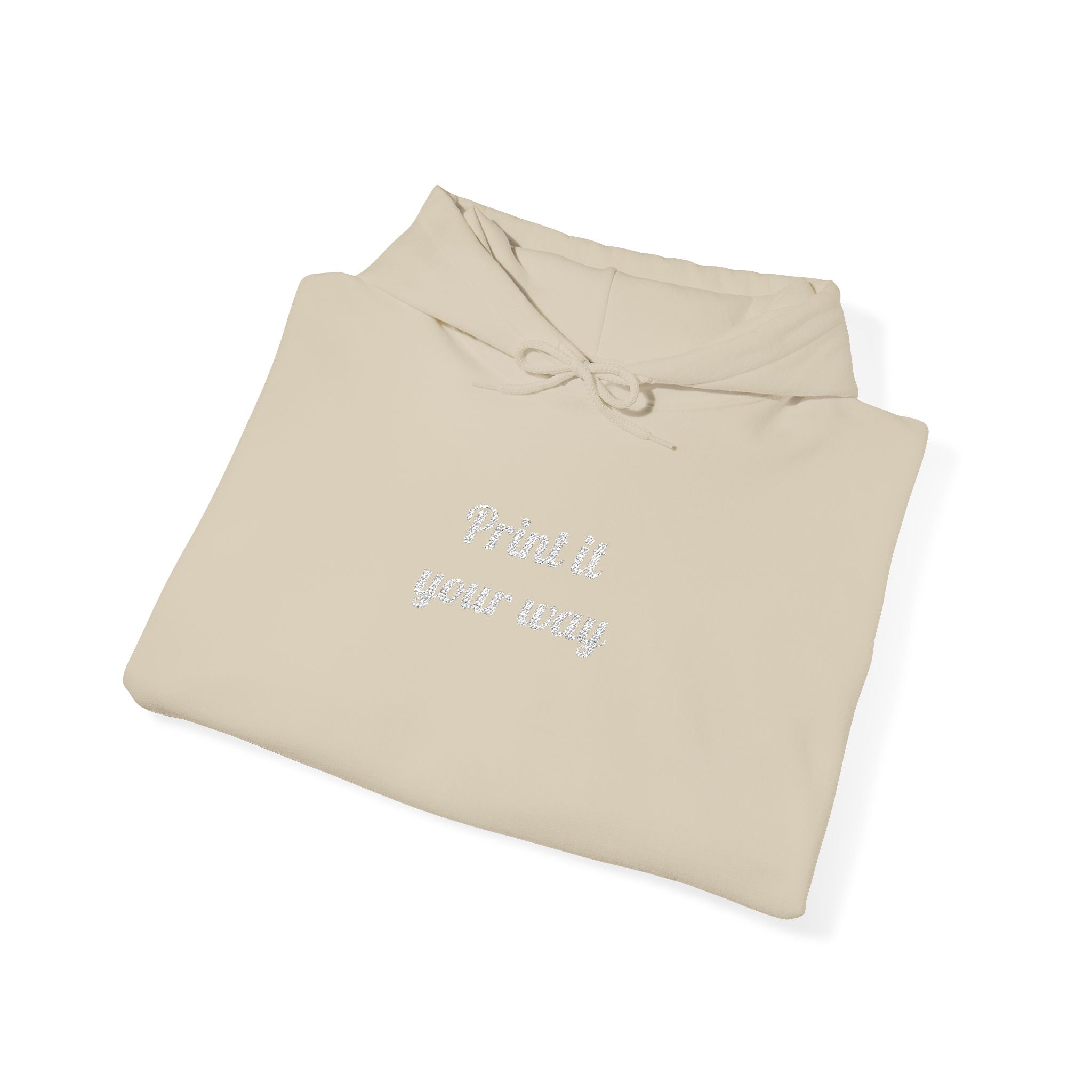 Custom Embroidered Unisex Hoodie – Ethically Sourced Cotton Blend