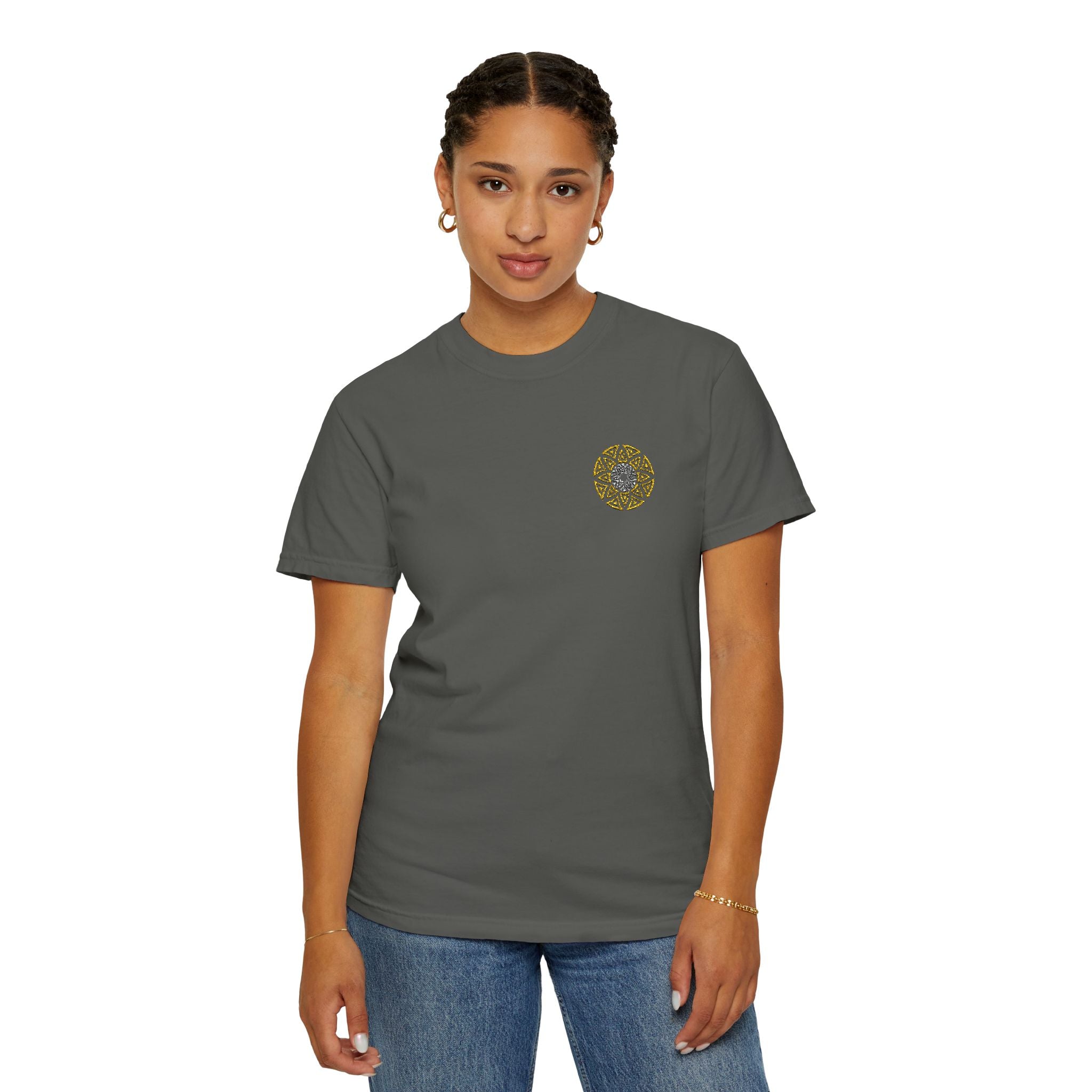 Ethereal Azteca Embroidered Logo T-Shirt