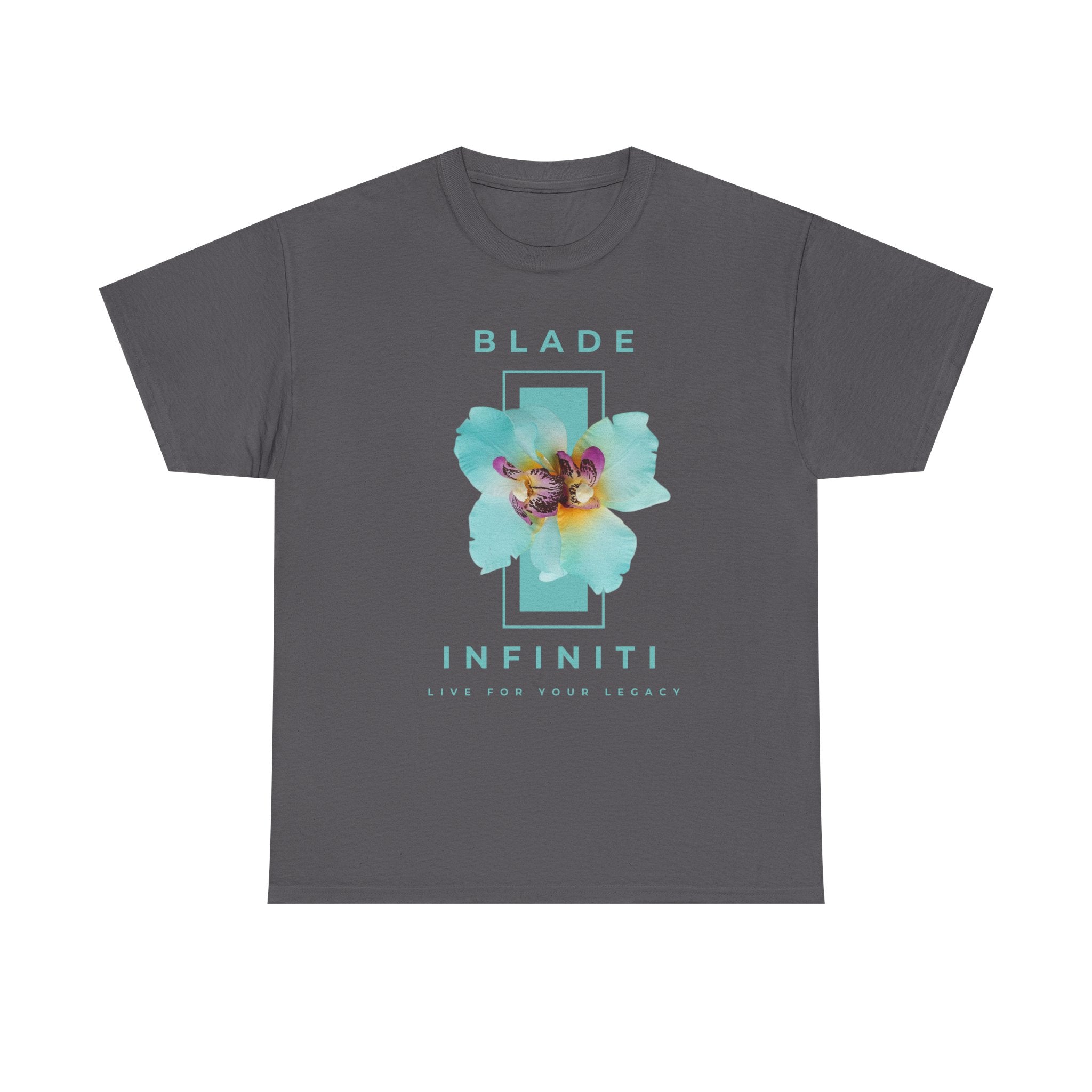 Essence of Infiniti Light Aqua Floral T-Shirt