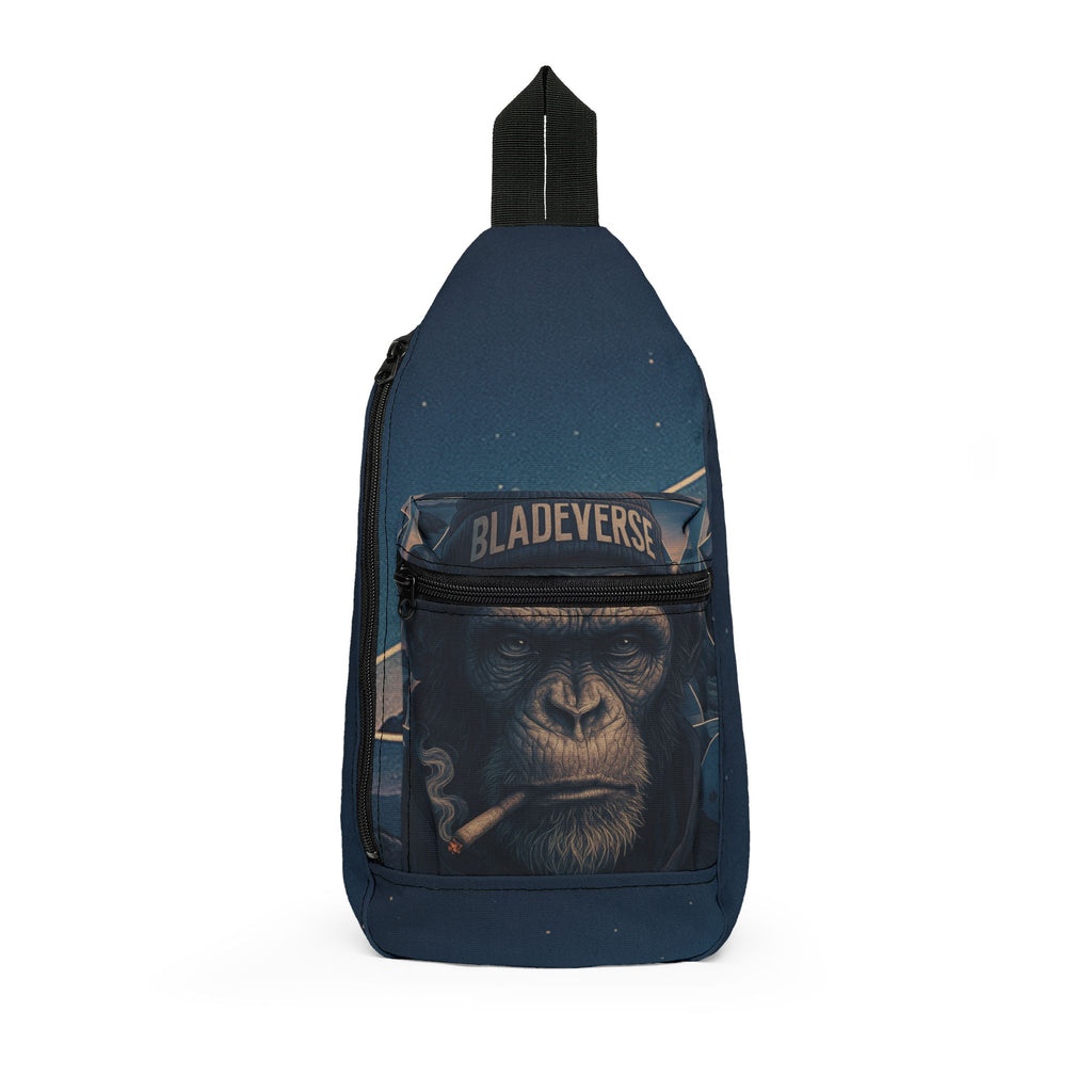 Weed/Pot Monkey Crossbody Backpack