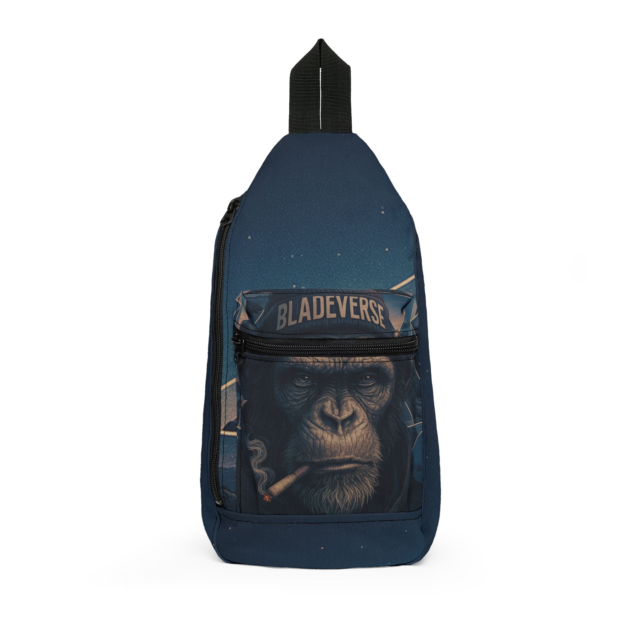 Weed/Pot Monkey Crossbody Backpack
