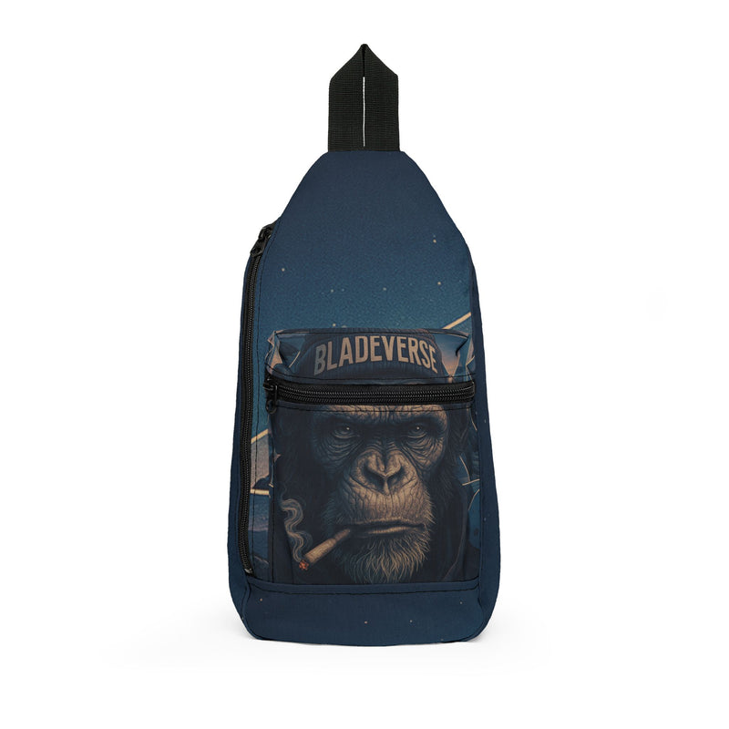 Weed/Pot Monkey Crossbody Backpack