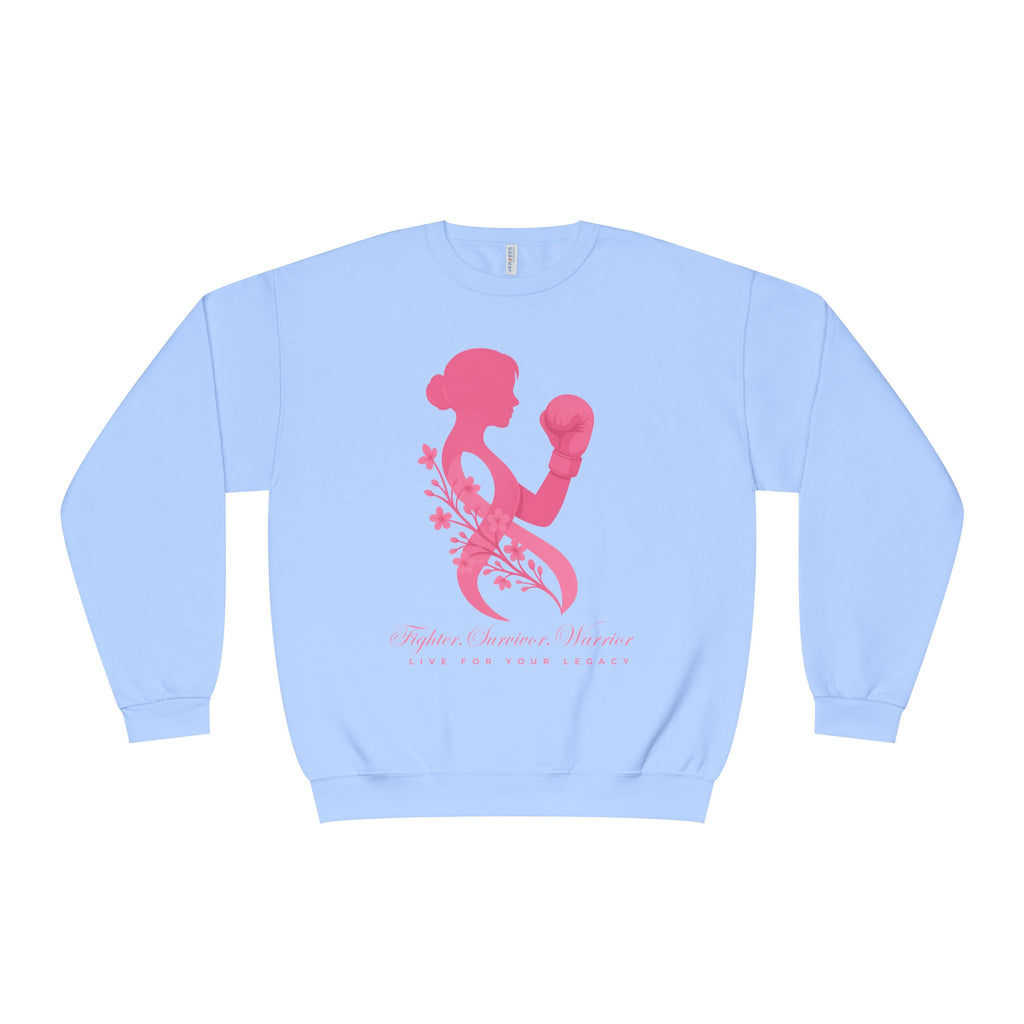 Fighter. Survivor. Warrior | Breast Cancer Sweatshirt/Sweater