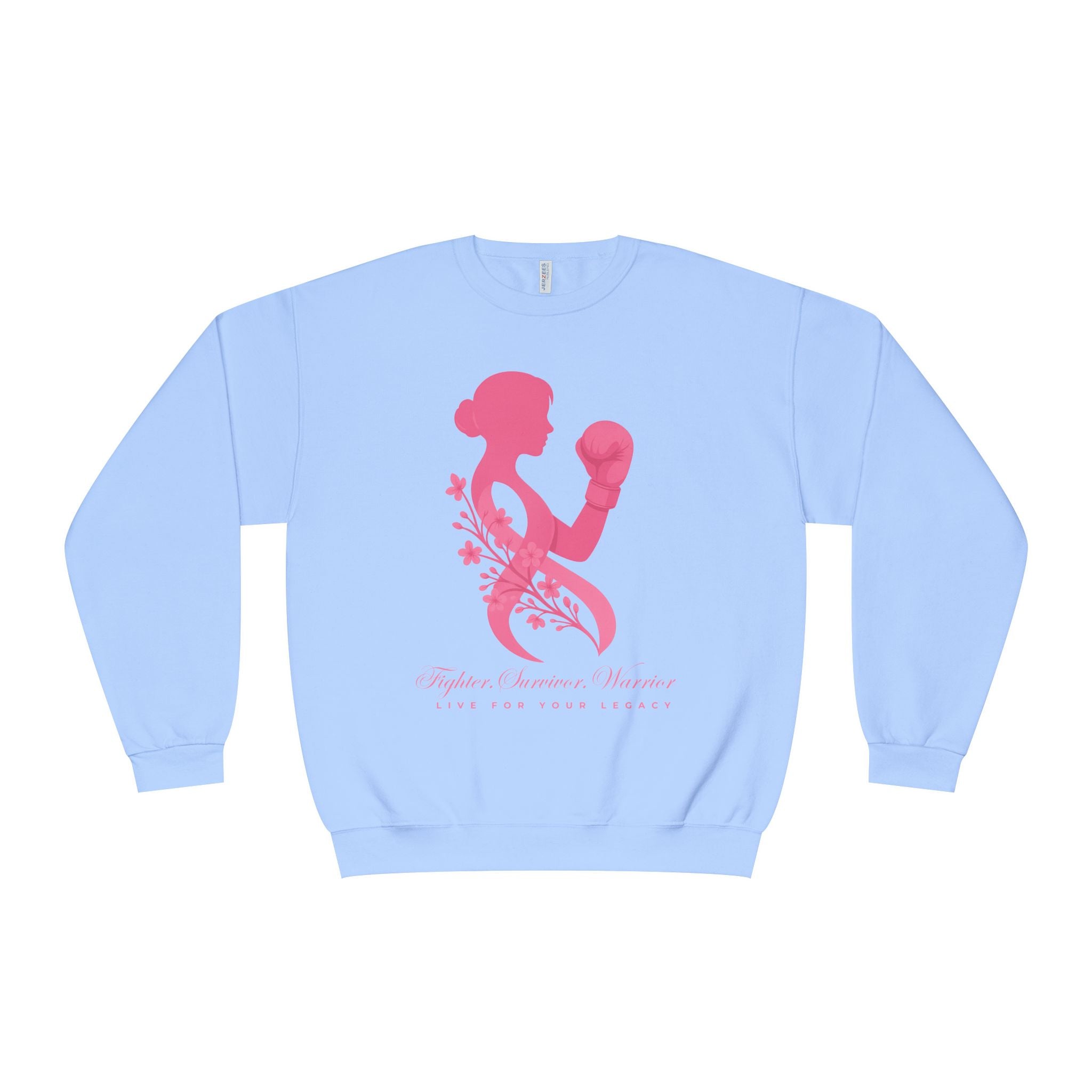 Fighter. Survivor. Warrior | Breast Cancer Sweatshirt/Sweater