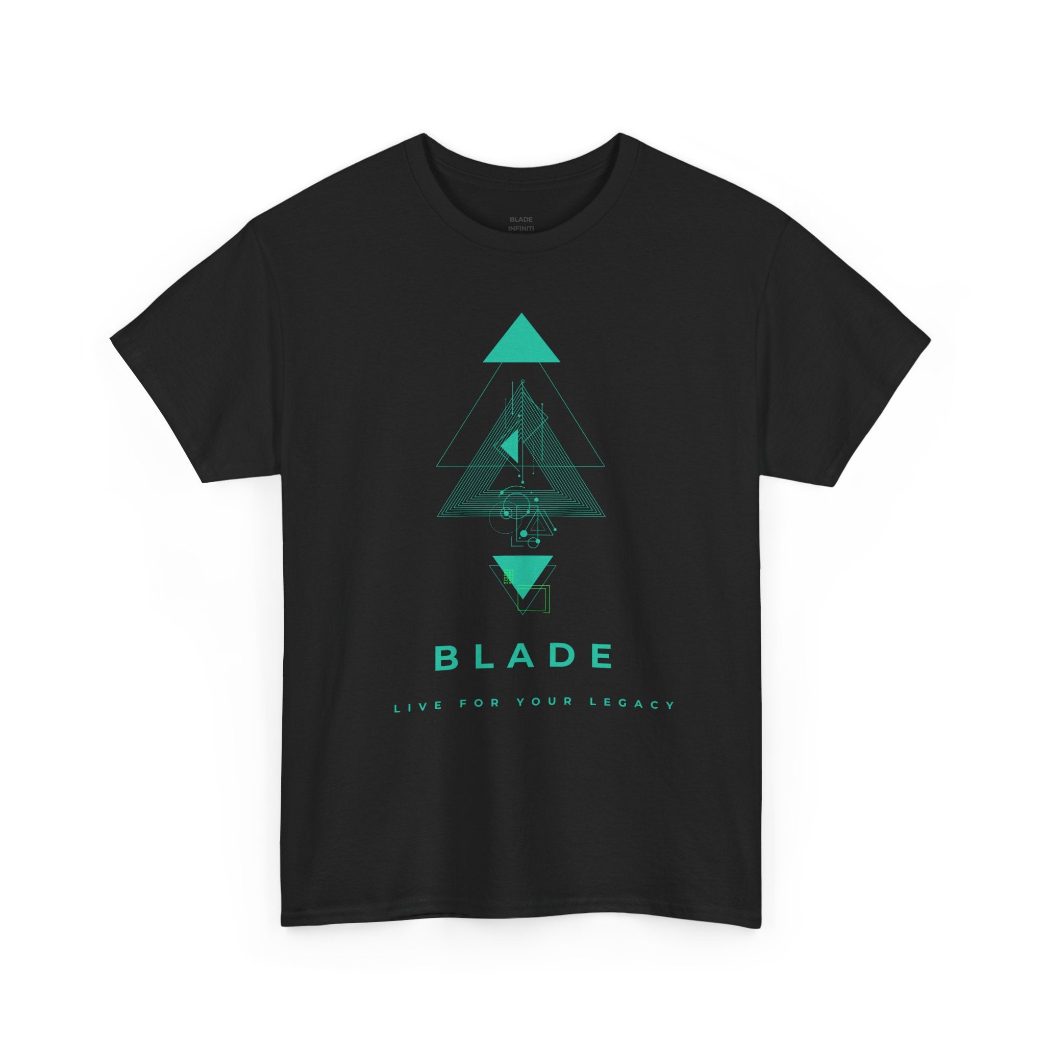 Geometric Odyssey Version 3 Teal/Green T-Shirt