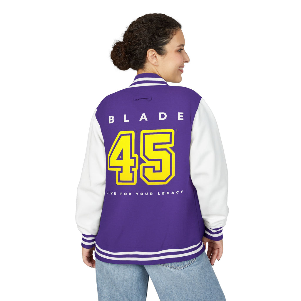 Blade 45 Golden Yellow/White Letterman Jacket