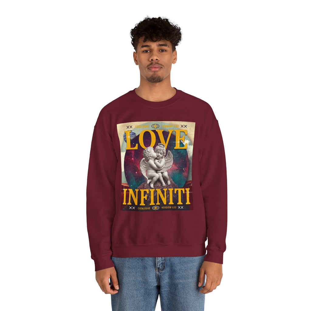 Celestial Love, Infiniti Unisex Crewneck Sweater
