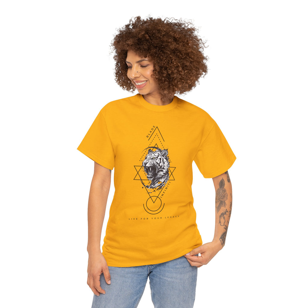 Geometric King Black TX Tiger T-Shirt