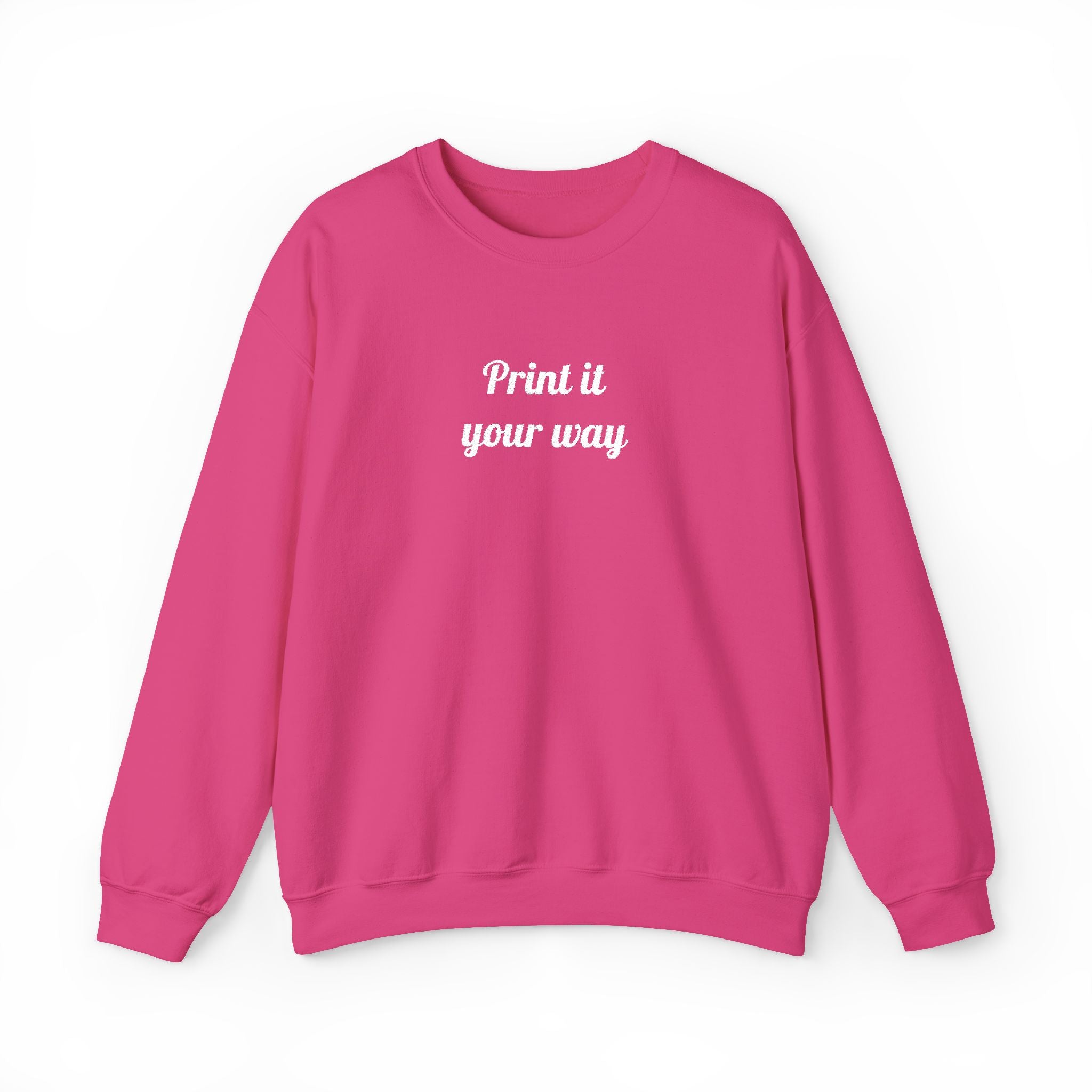 Embroidery Personalization - Unisex Crewneck Sweater (Make It Yours)