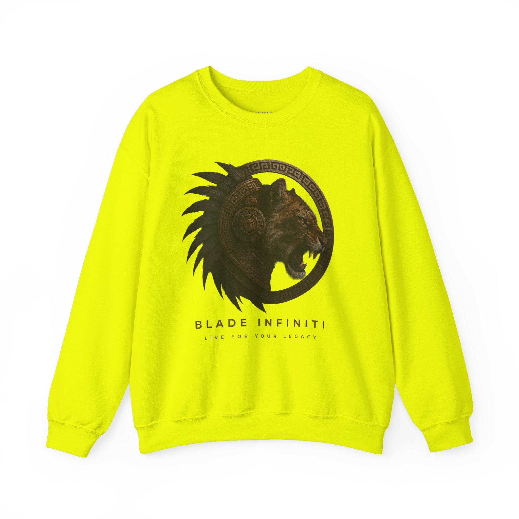 Aztec Tiger Unisex Crewneck Sweater