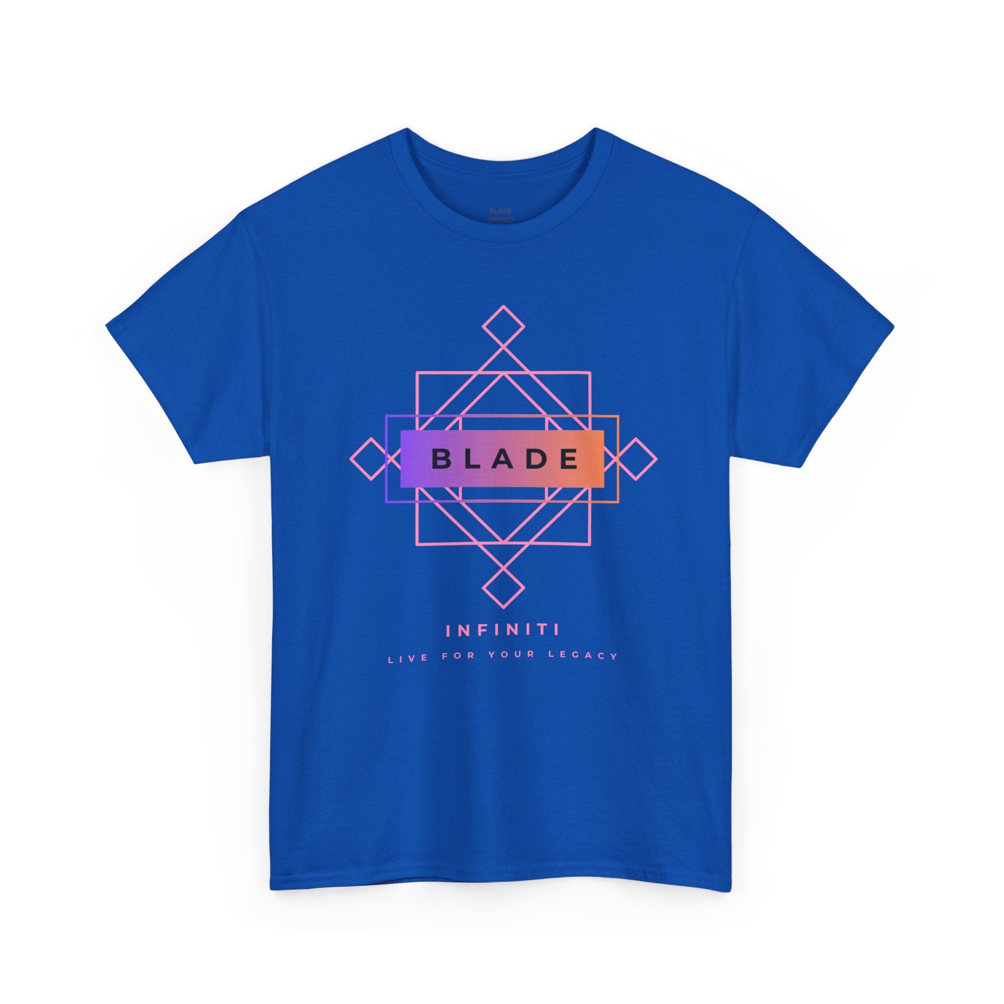 Geometric Infiniti Pink/Purple/Orange Ombre T-Shirt