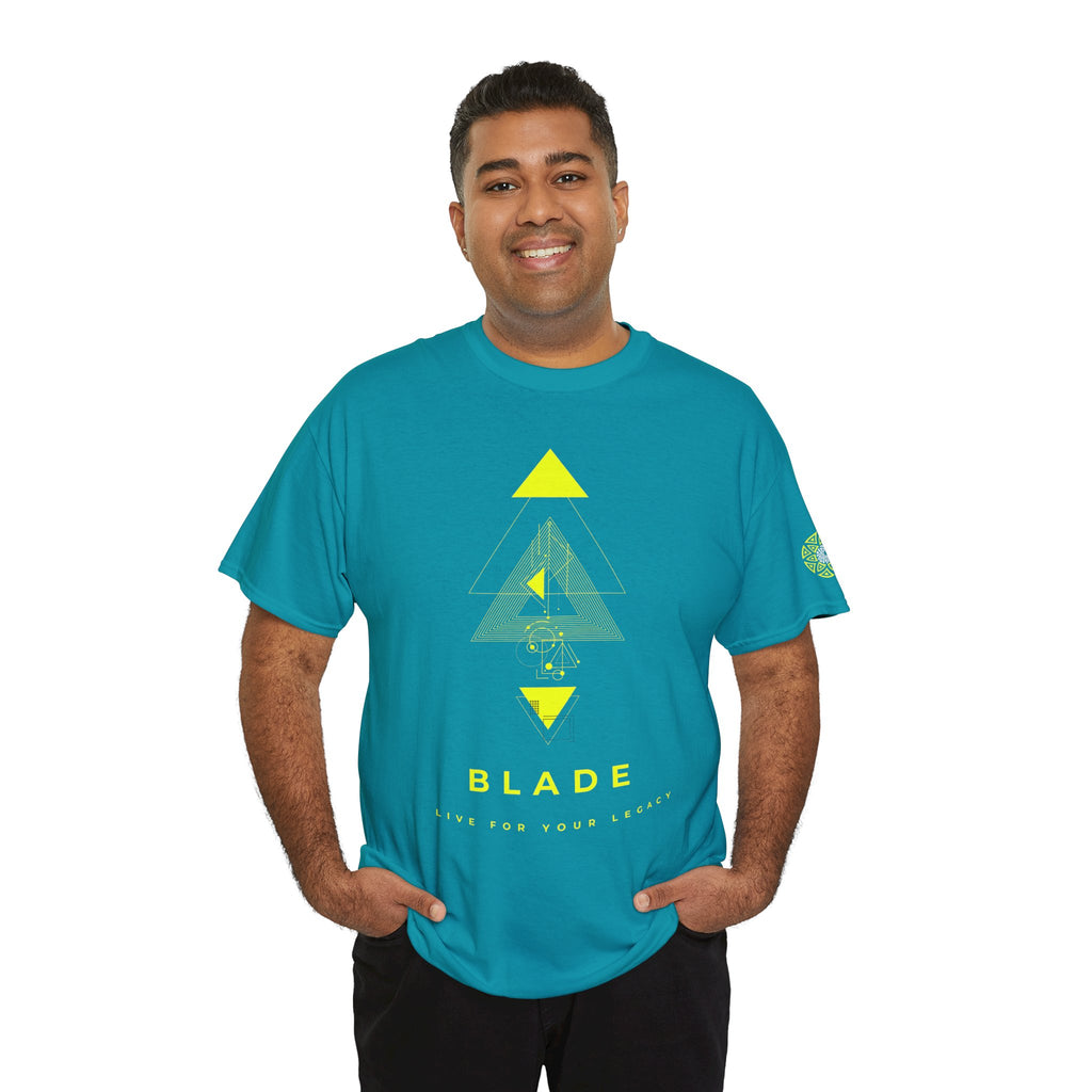 Geometric Odyssey Neon Green TX T-Shirt